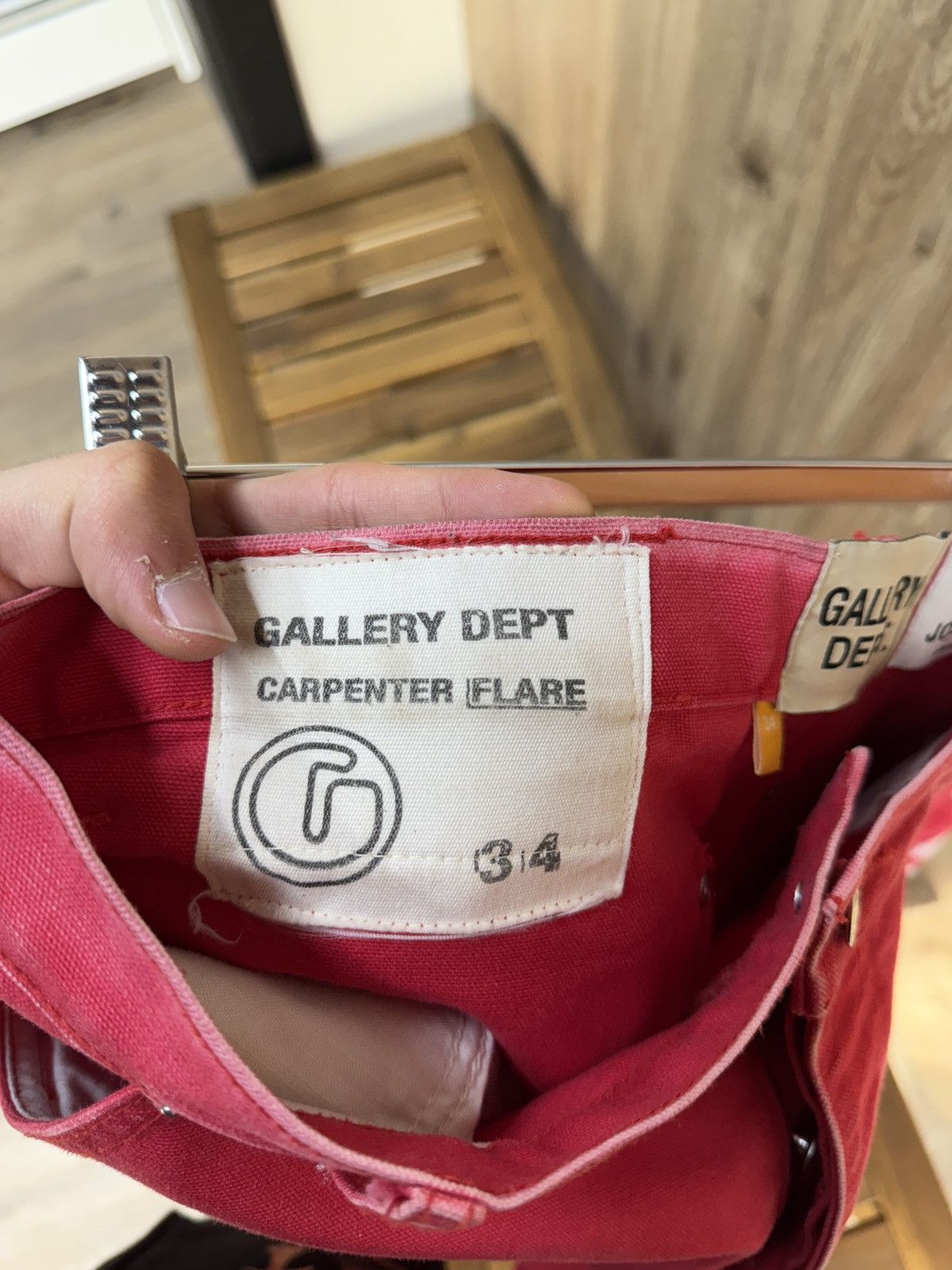 Gallery Dept. Gallery Dept Red Carpenters Size US 34 / EU 50 - 12 Thumbnail