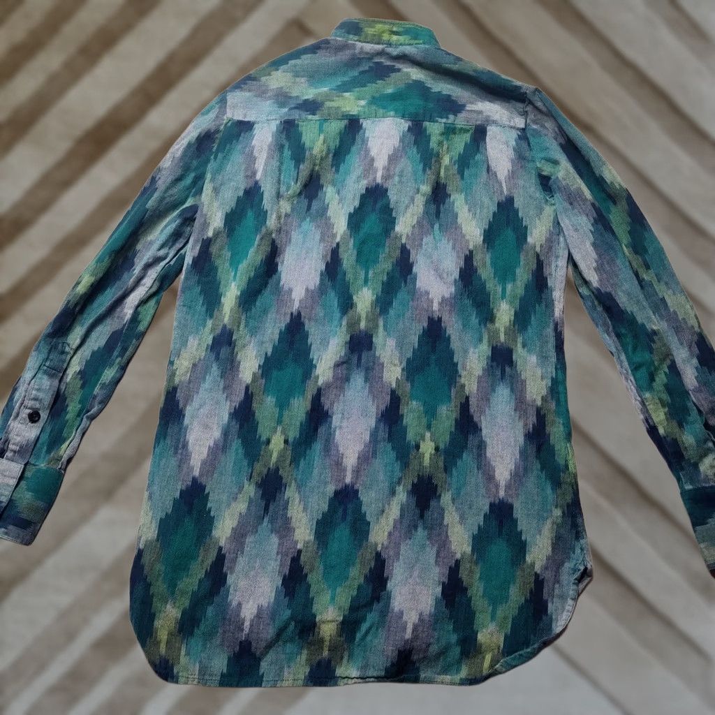 Madewell MADEWELL Women XS Green Abstract 1/2 Button Pullover Peasant Top Blouse Tunic Shirt Womens XS Green Abstract 1/2 Button Pullover Peasant Top Size XS / US 0-2 / IT 36-38 - 1 Thumbnail