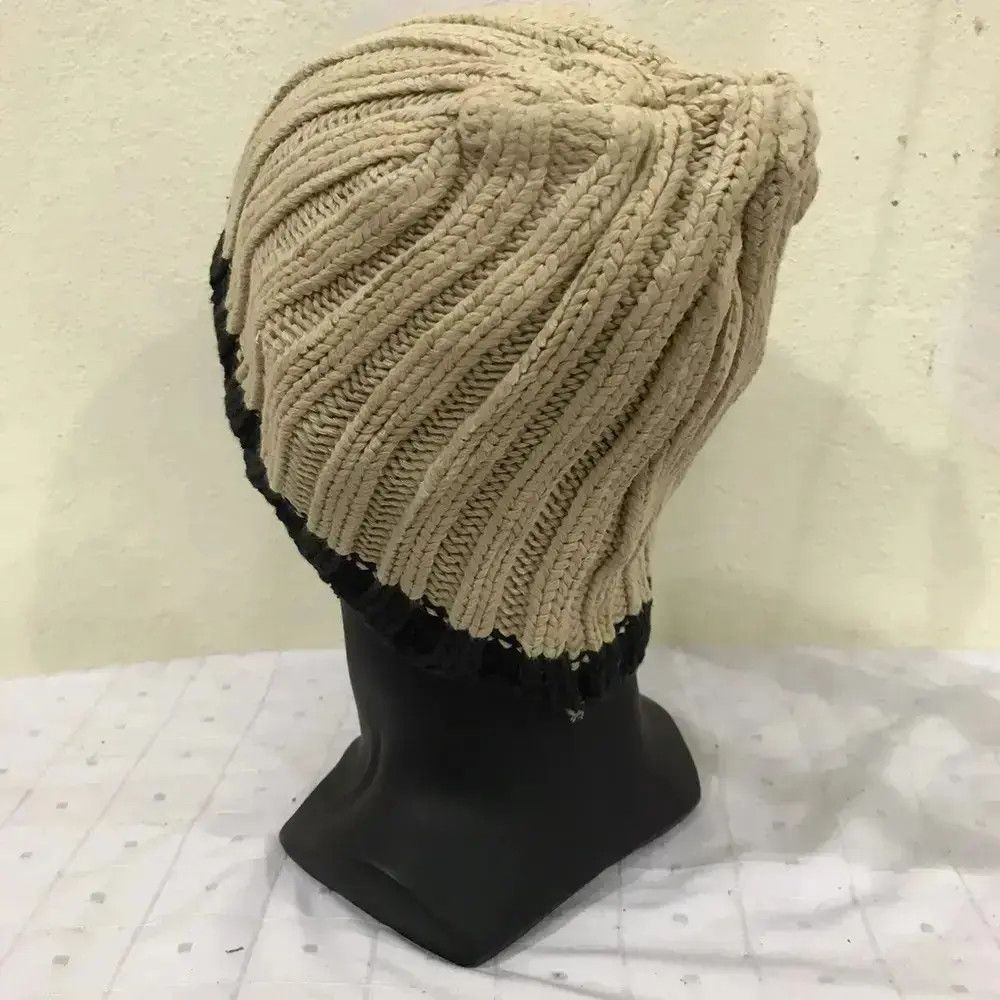 Vintage Japanese Brand Knit Design Beanie Hat Size ONE SIZE - 4 Thumbnail