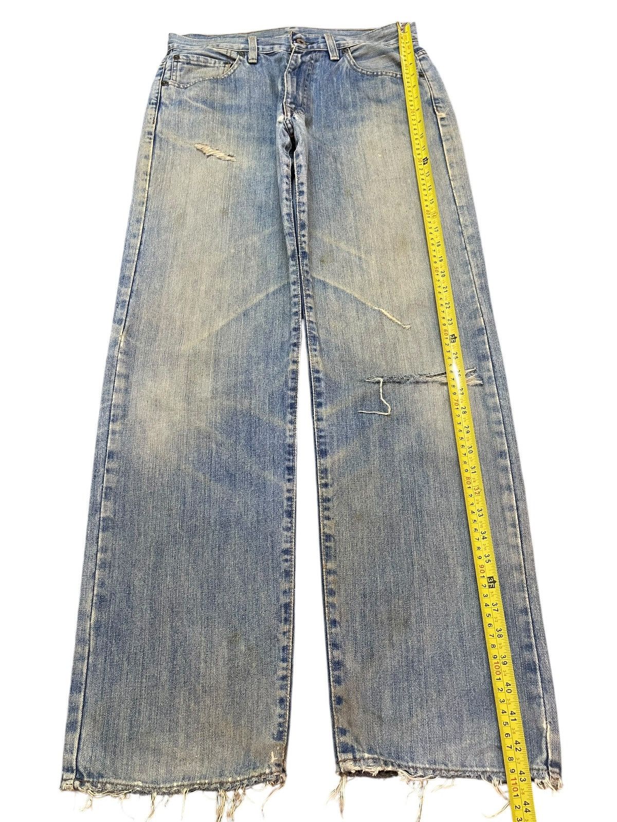 Polo Ralph Lauren Vintage RL Polo Ralph Lauren Mud Wash Distress Baggy Jeans Size US 32 / EU 48 - 15 Thumbnail
