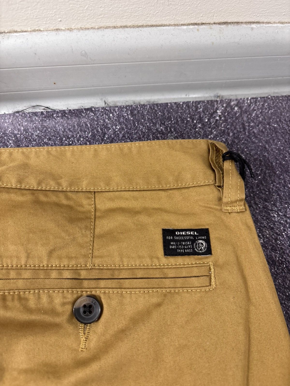 Diesel Diesel P-Madox NWT Men’s Mustard Orange Straight Fit Pants Size US 32 / EU 48 - 20 Thumbnail