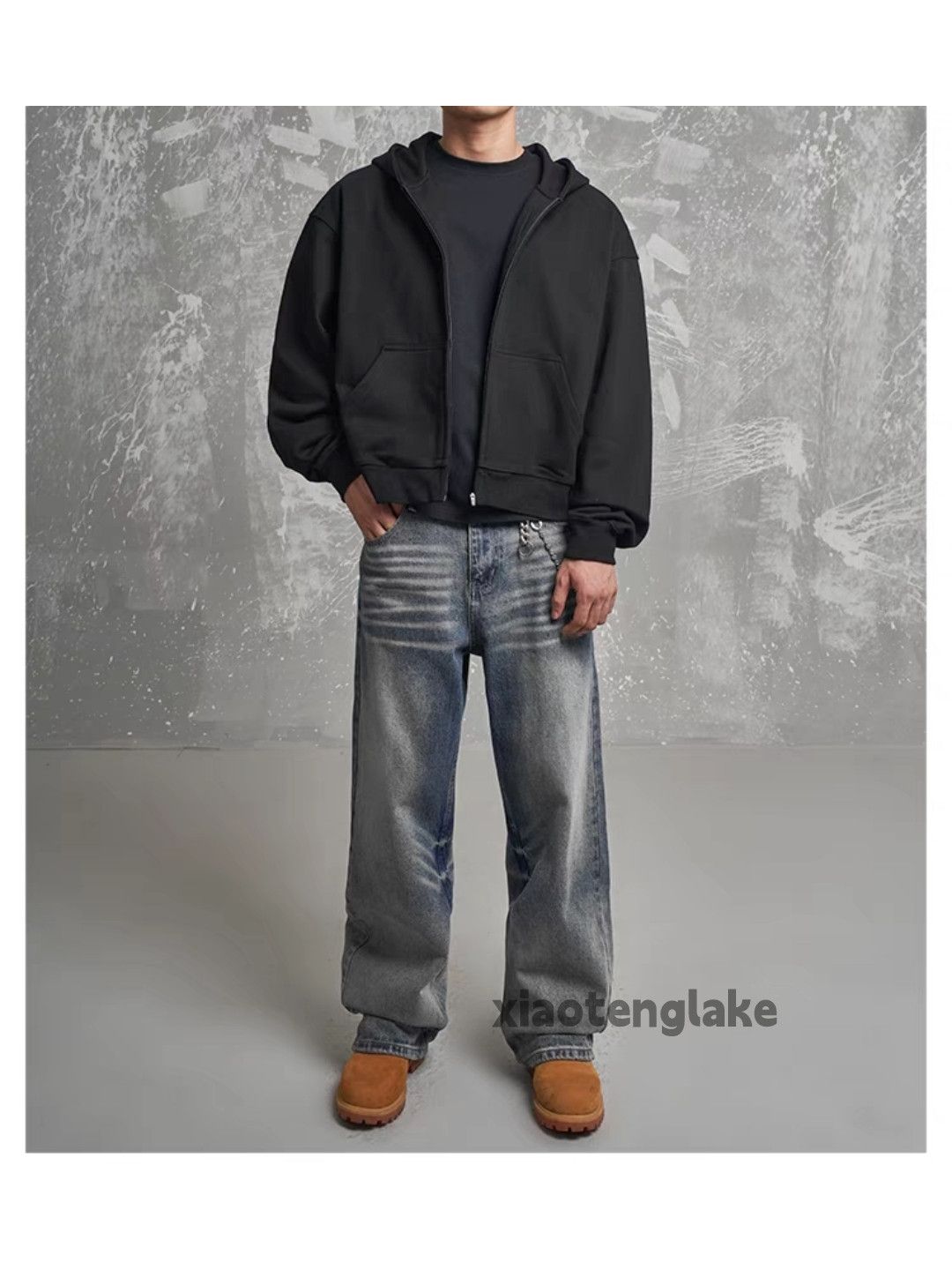 Jean × Vintage washed faded cleanfit yuppie loose baggy jeans Size US 32 / EU 48 - 4 Thumbnail