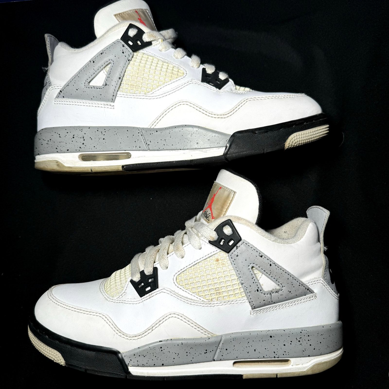 Jordan Brand × Nike Size 7 - Nike Air Jordan 4 Retro OG BG White Cement 2016 Size US 7 / EU 40 - 3 Thumbnail