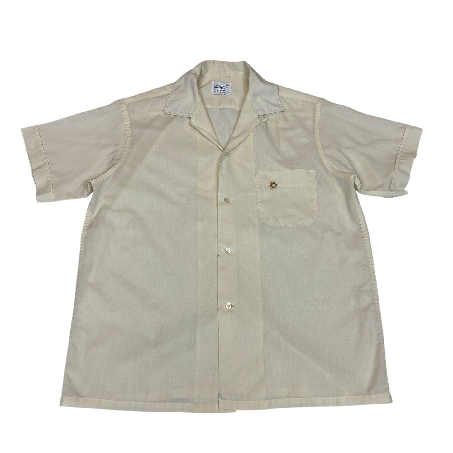 JCPenney × Vintage Vintage 50s Penney's Towncraft Loop Collar Button Up Men's M Size US M / EU 48-50 / 2 - 1 Thumbnail