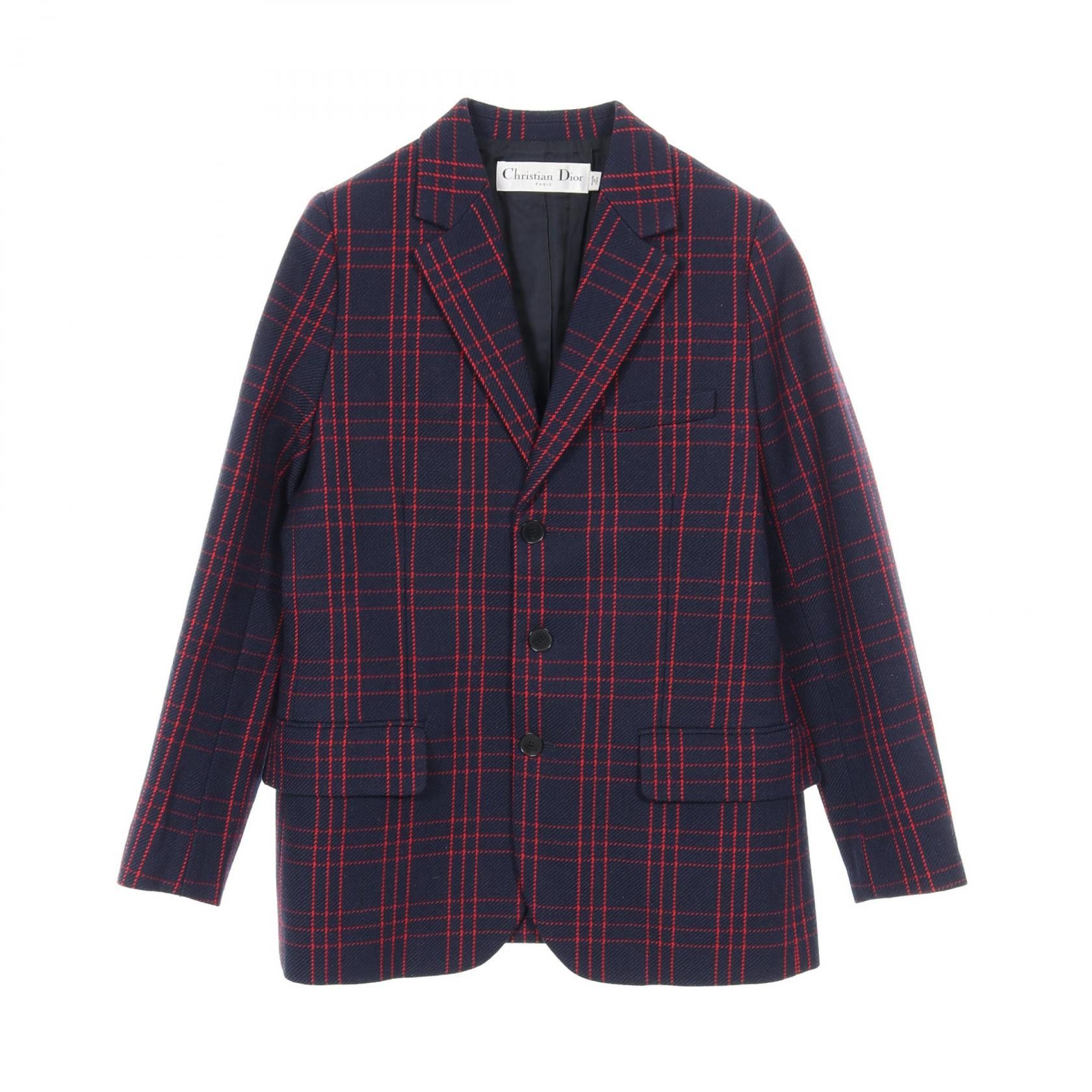 Dior Dior Dior Wool Tailored Jacket Textile Outerwear 851v12a1029 DUTY FREE for USA Size ONE SIZE - 1 Thumbnail