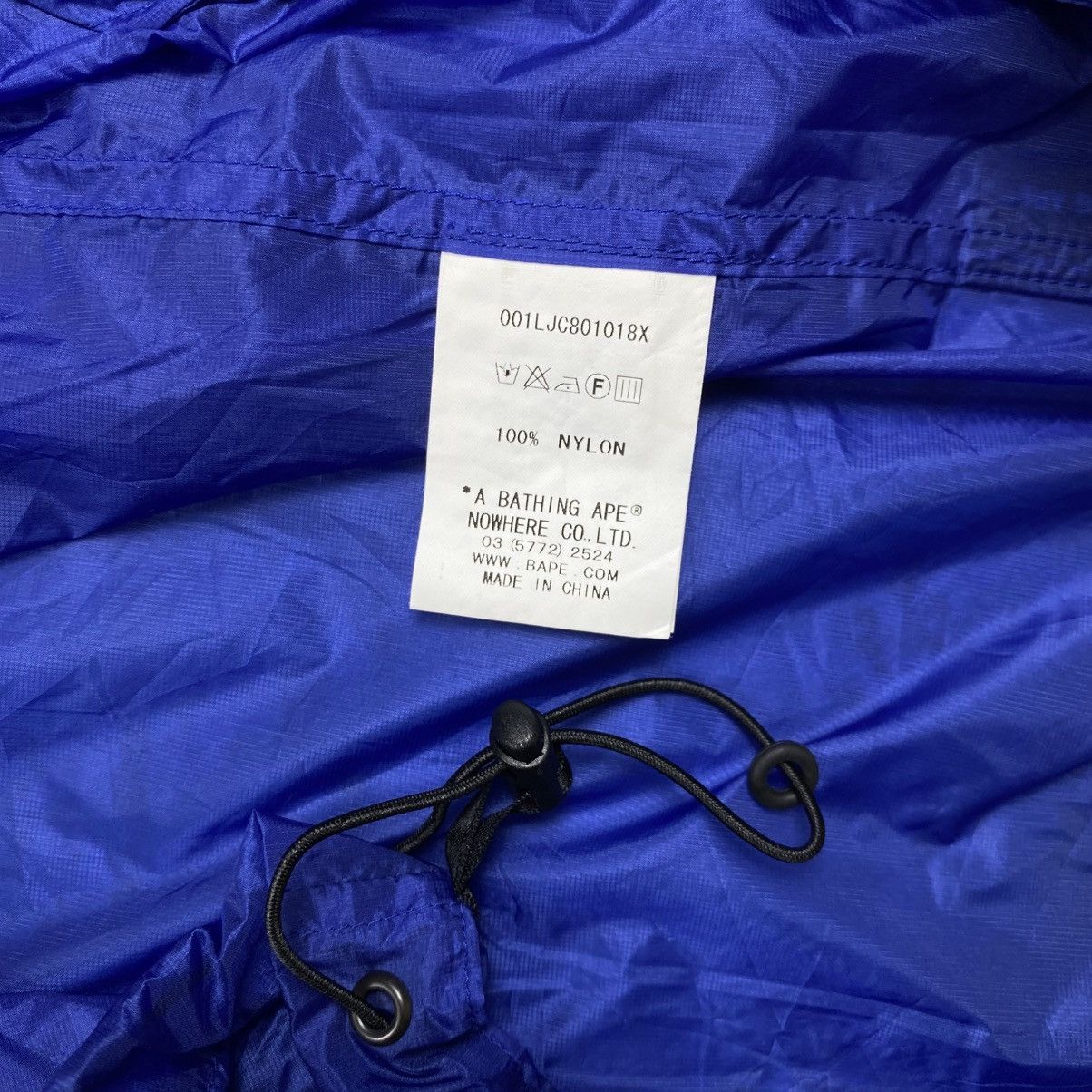Bape × Nigo Bape Nylon light jacket blue Size US S / EU 44-46 / 1 - 11 Thumbnail