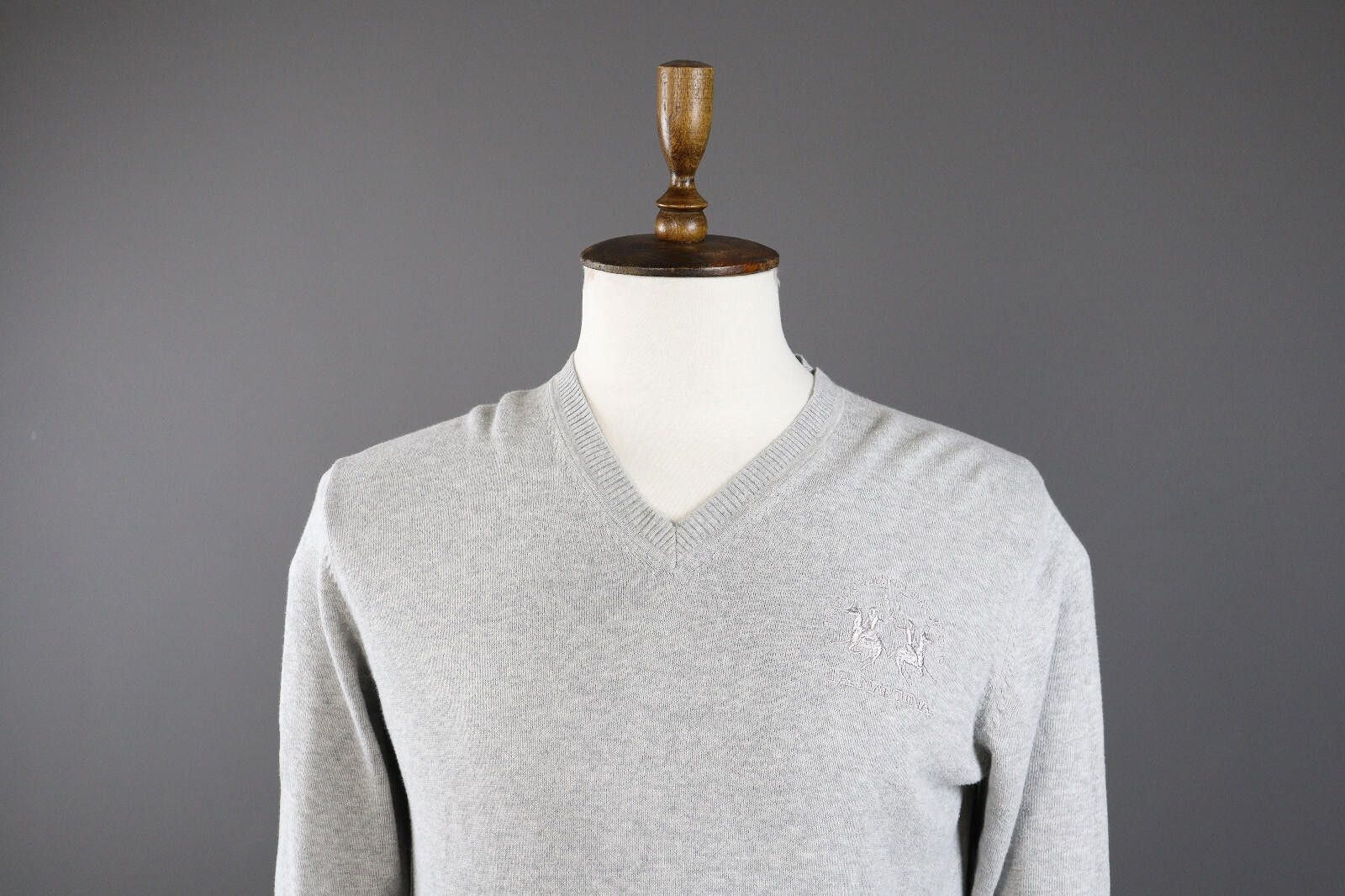 La Martina Men La Martina Buenos Aires Grey Cotton Sweater Size S Size US S / EU 44-46 / 1 - 2 Thumbnail