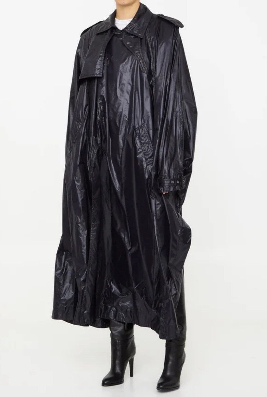 Saint Laurent Paris 🔥$3.5K VALUE🔥Saint Laurent Oversized Cape Trench Coat Size S / US 4 / IT 40 - 5 Thumbnail