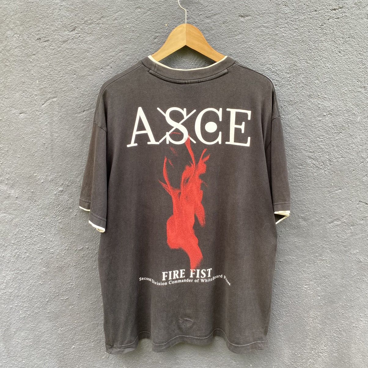 One Piece Thrashed Faded Vintage Y2K Ace One Piece ERD GRUNGE TEE Size US XL / EU 56 / 4 - 2 Thumbnail