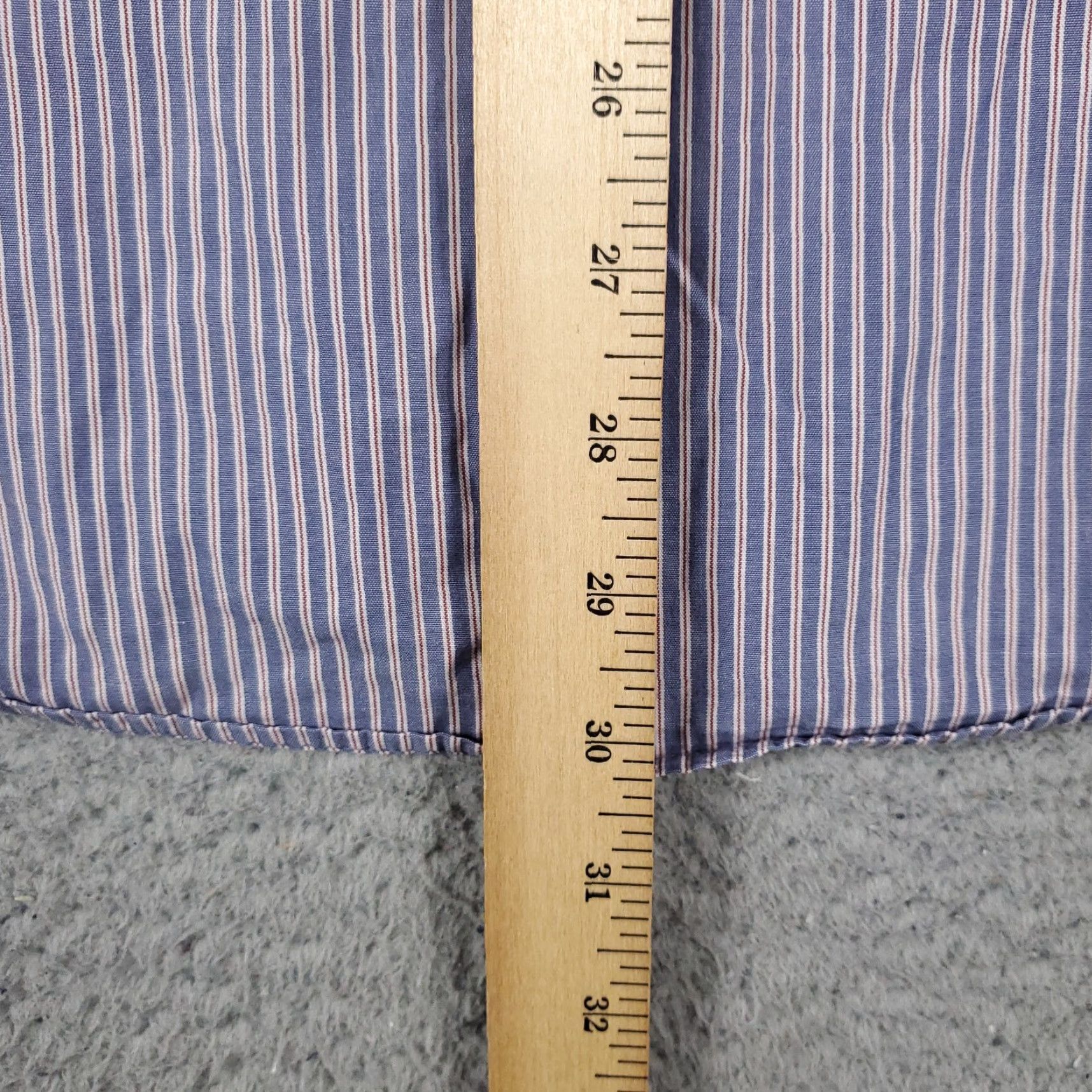 Tommy Hilfiger Tommy Hilfiger Button-Up Shirt Mens Medium Blue Red Striped Long Sleeve Casual Size US M / EU 48-50 / 2 - 4 Thumbnail