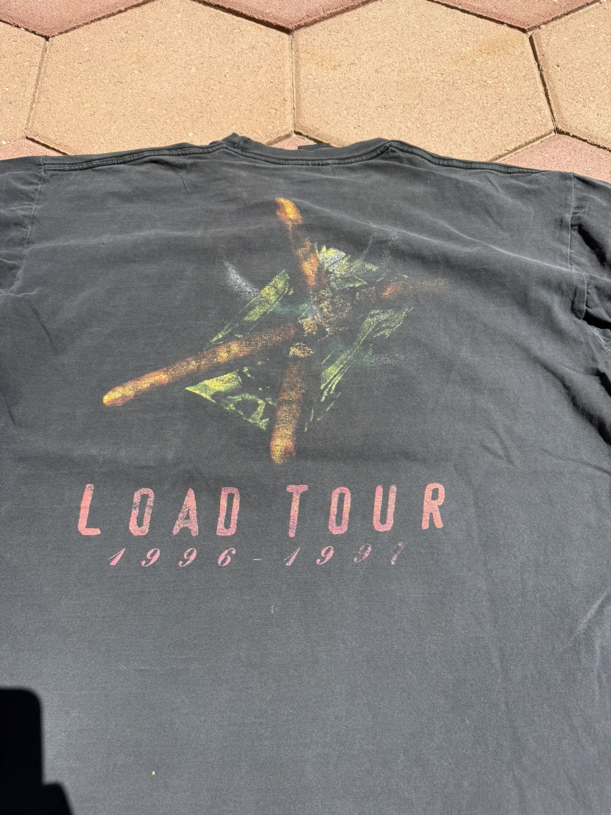 Band Tees × Vintage Vintage 90’s Metallica Loaded Tour Tee Size US L / EU 52-54 / 3 - 5 Thumbnail