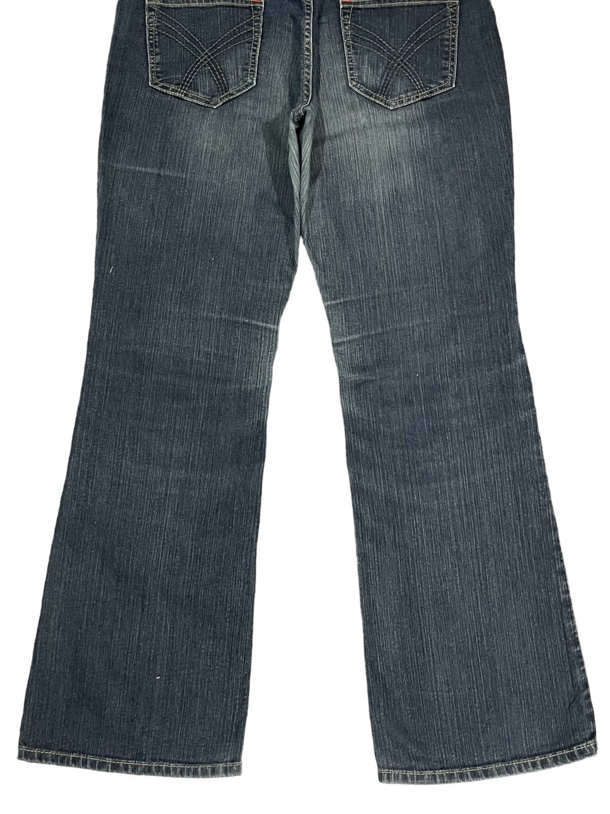 Japanese Brand Vintage Y2K Japanese Brand Blue Washed Flare Jeans Size US 33 - 6 Thumbnail