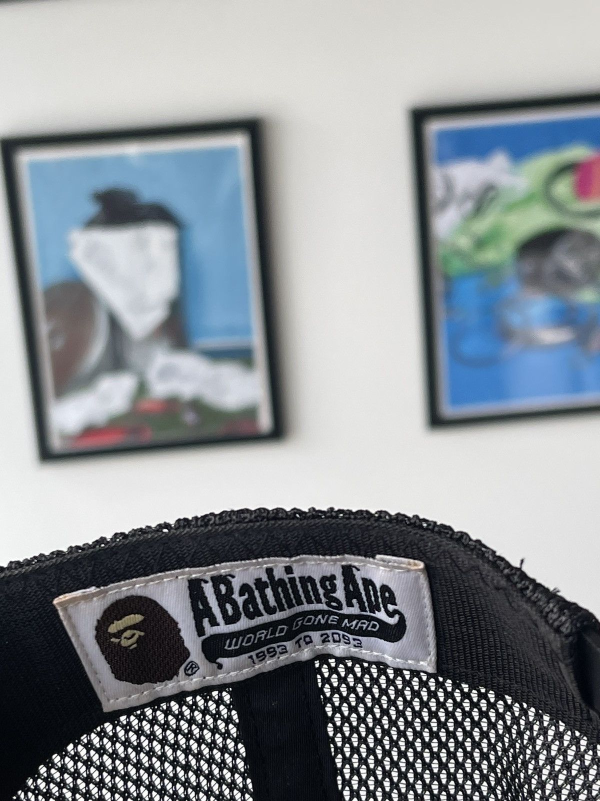 Bape Bape Bapesta Trucket Hat Black/White Size ONE SIZE - 4 Thumbnail