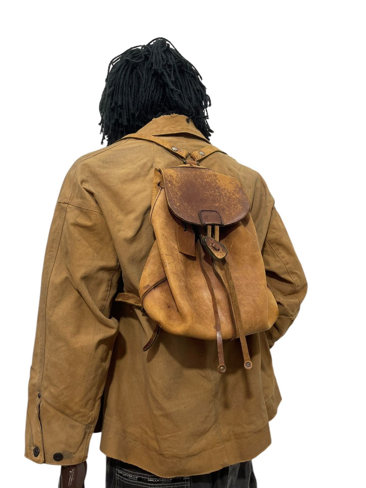 Genuine Leather Full Leather Patina Herz Japan Backpack Bag 1🟩8 Size ONE SIZE - 3 Thumbnail