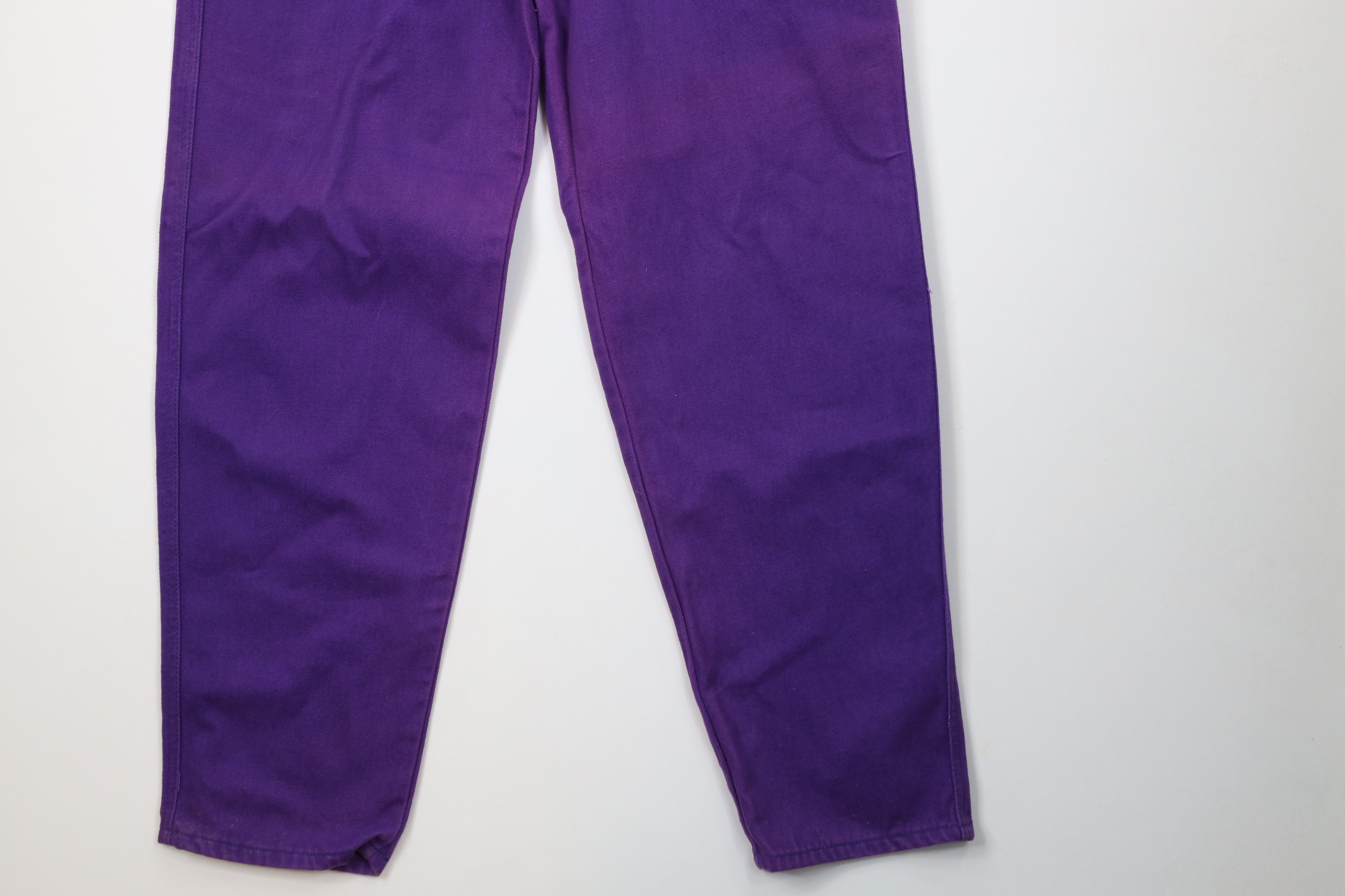 Vintage Deadstock Vintage 90s Streetwear Jeans Purple Cotton Size US 32 / EU 48 - 4 Thumbnail