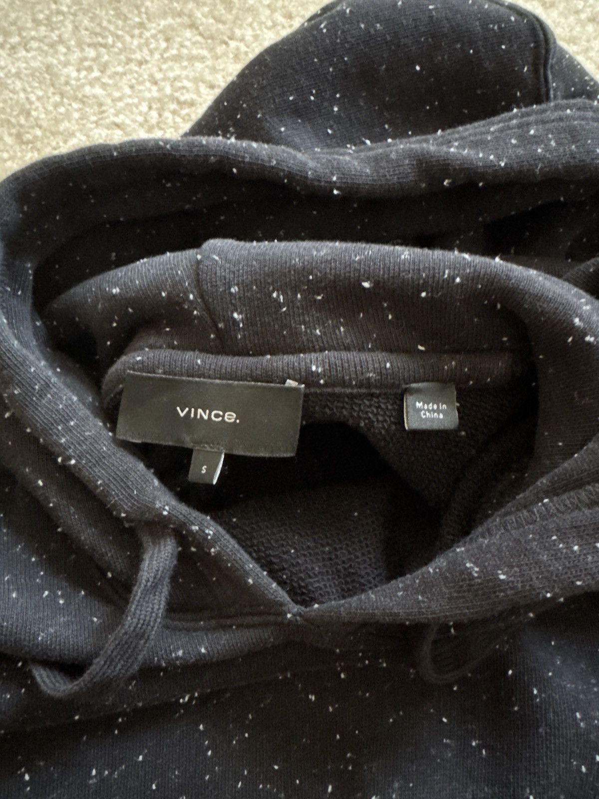 Vince Vince Speckled Cotton Blend Hoodie Size US S / EU 44-46 / 1 - 7 Thumbnail