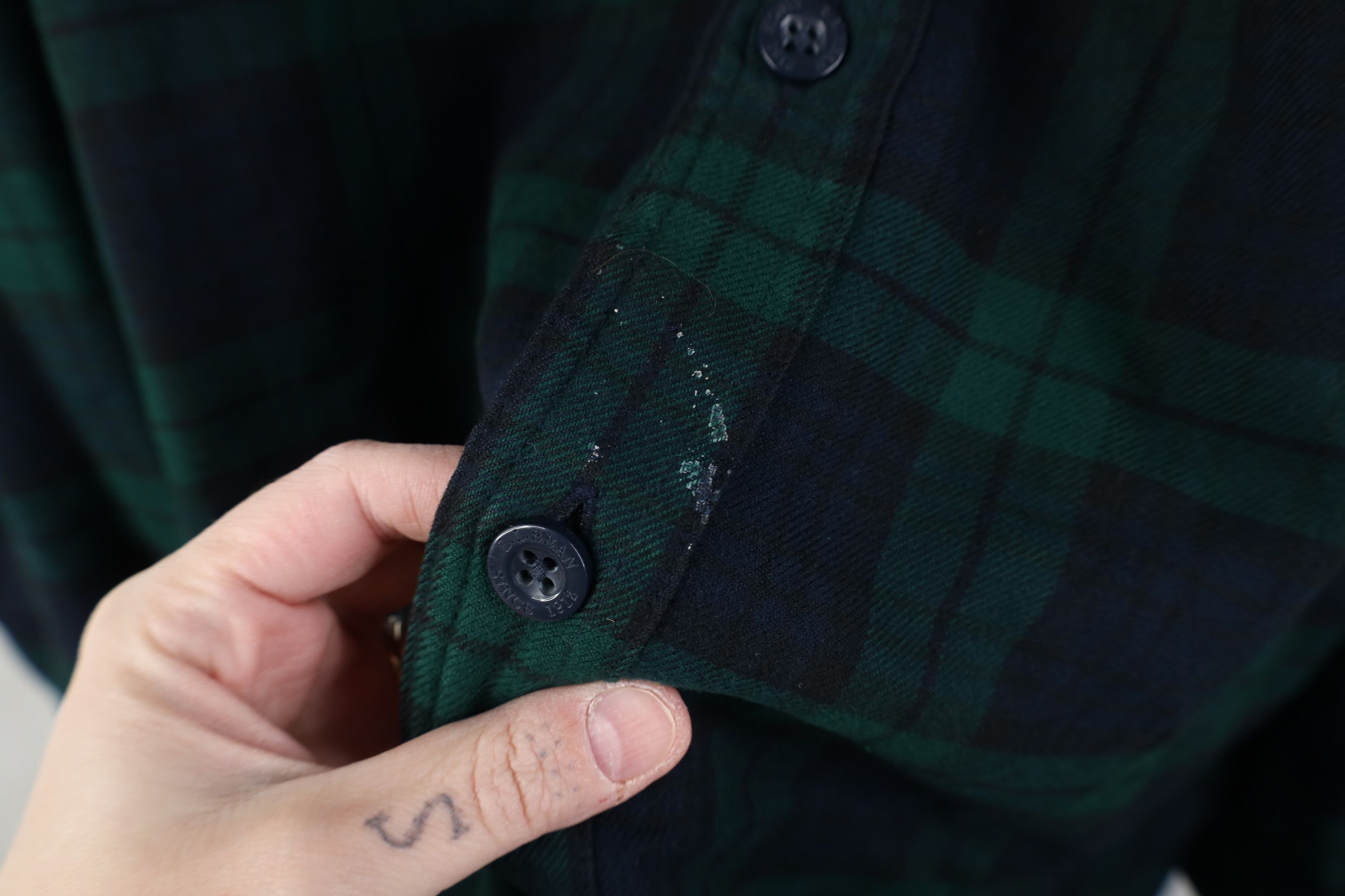 L.L. Bean Vintage LL Bean Fleece Lined Flannel Button Shirt Jacket Size US XXL / EU 58 / 5 - 5 Thumbnail
