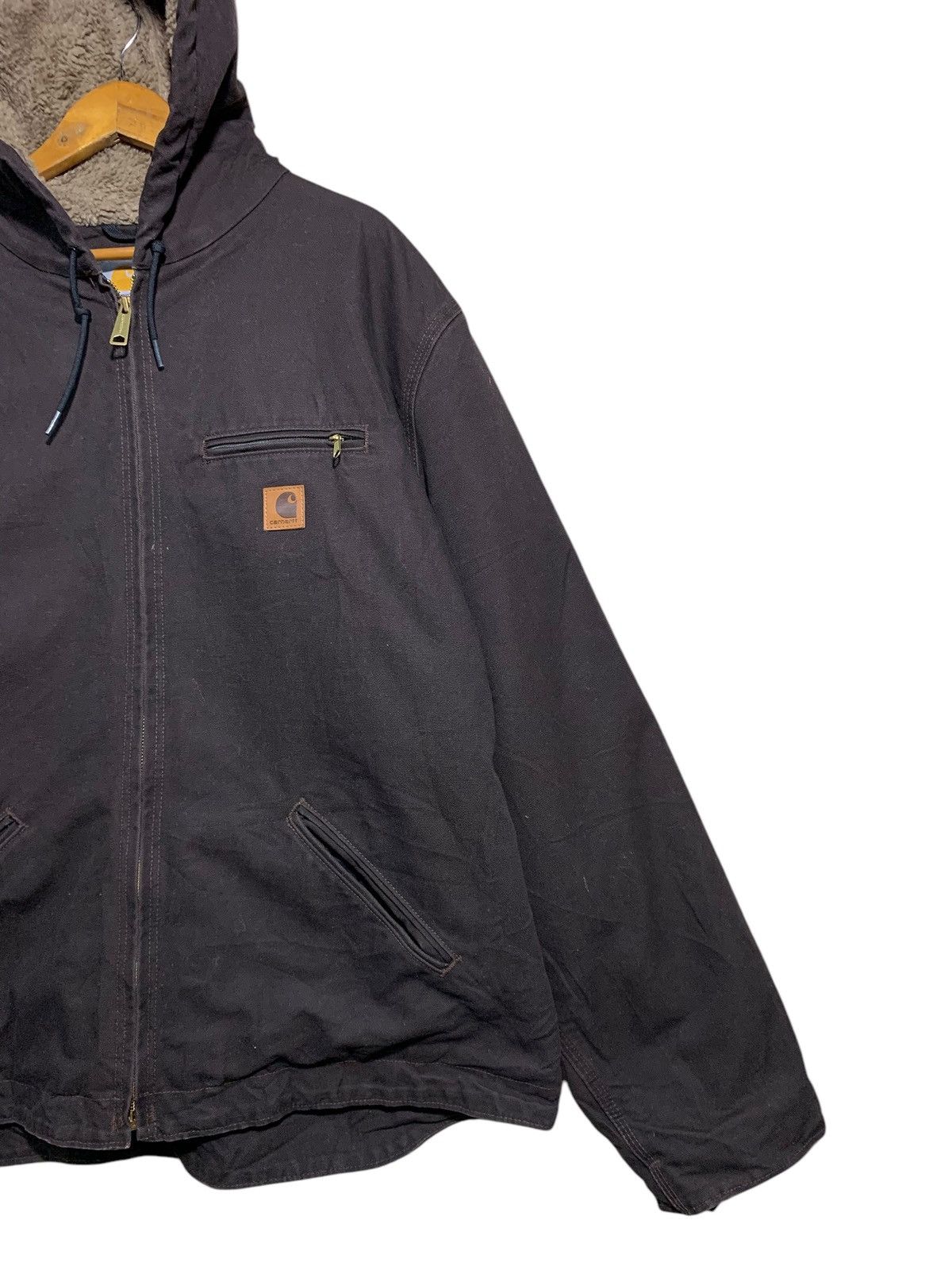 Carhartt × Carhartt Wip × Vintage 🔥VTG DETROIT CARHARTT ZIPPER HOODIE JACKET Size US XXL / EU 58 / 5 - 3 Thumbnail