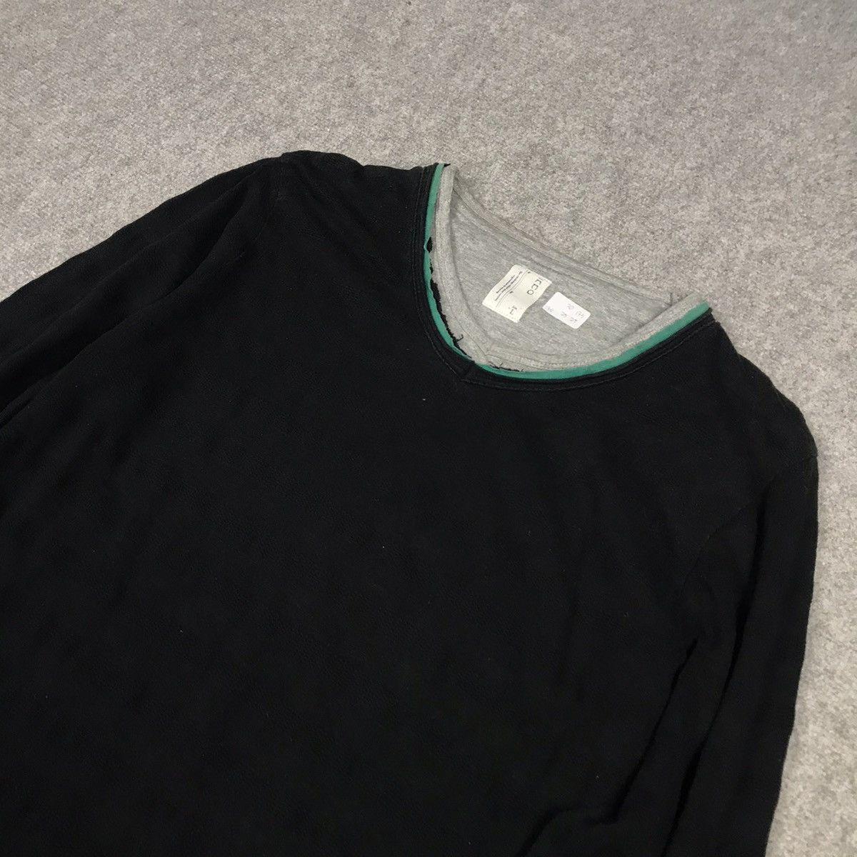 Japanese Brand DOUBLE SHIRT STYLE JAPAN BLACK TSHIRT IFSIXWASNINE STYLE Size US L / EU 52-54 / 3 - 2 Thumbnail