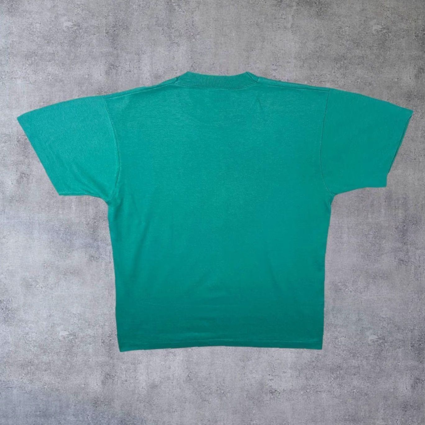 Fruit Of The Loom Vintage St. Thomas US Virgin Islands Souvenir Graphic Single Stitch T-Shirt L Tee Mens Teal Green 1990s United States Fruit of the Loom Shirt Size US L / EU 52-54 / 3 - 2 Thumbnail
