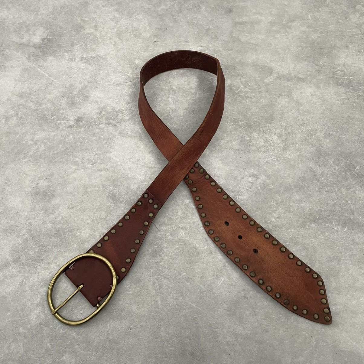 If Six Was Nine × Japanese Brand × Le Grande Bleu (L.G.B.) GOA Japanese Leather belt Size ONE SIZE - 1 Thumbnail