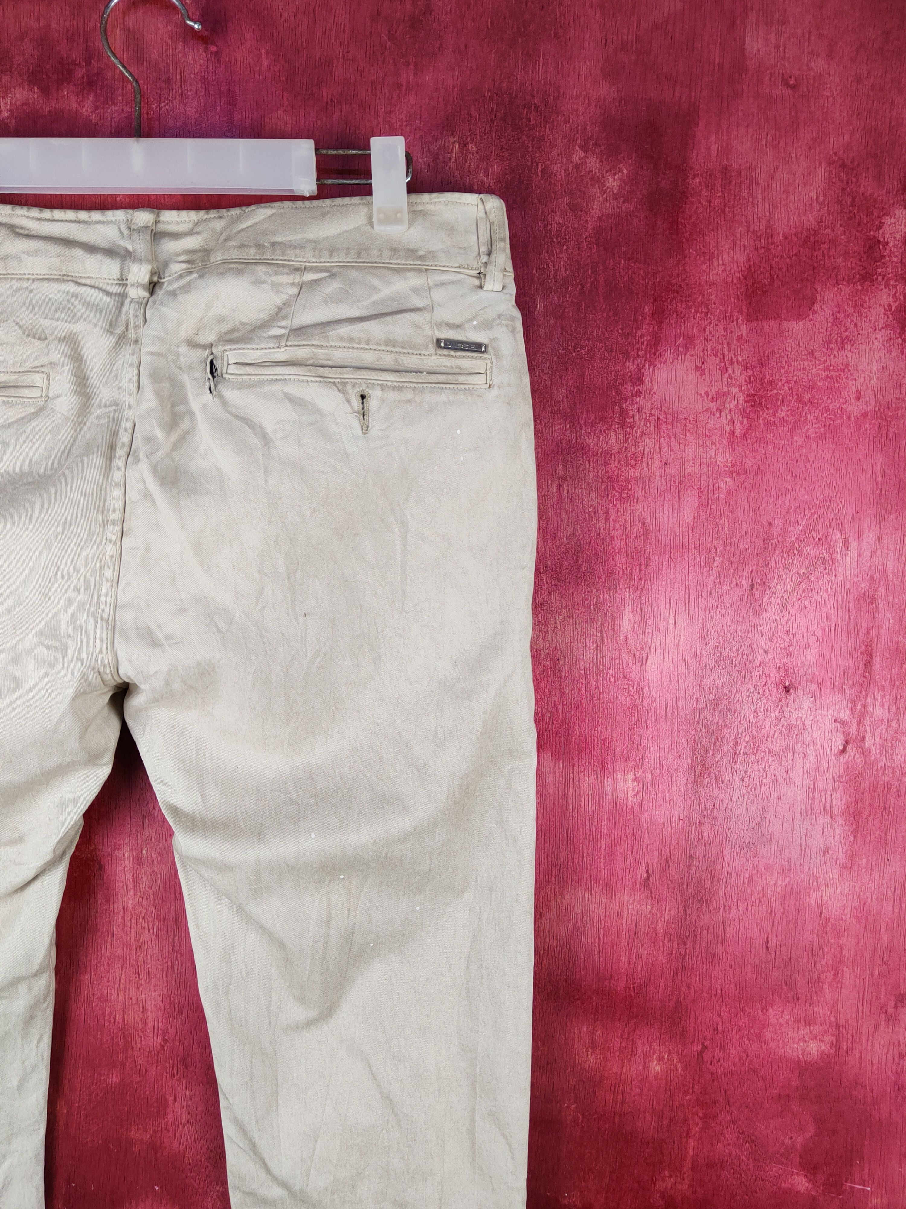 Diesel Diesel Beige Multipocket Casual Pants #S1576 Size US 31 - 13 Thumbnail