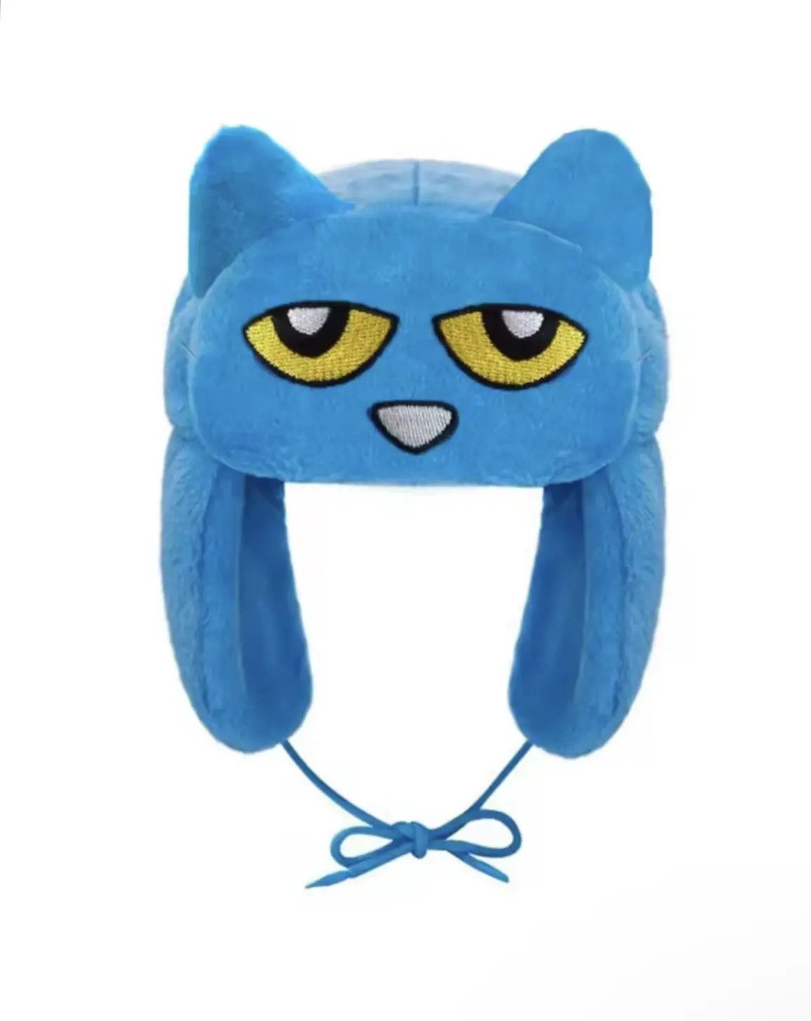 Japanese Brand Vintage Pete The Cat Blue Ushanka Autumn Winter Warm Hat Size ONE SIZE - 1 Thumbnail