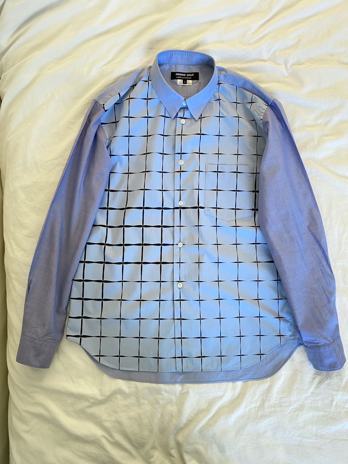 Comme des Garcons × Comme des Garcons Homme Deux Comme des garçons Homme Deux long sleeve shirt Size US L / EU 52-54 / 3 - 1 Thumbnail