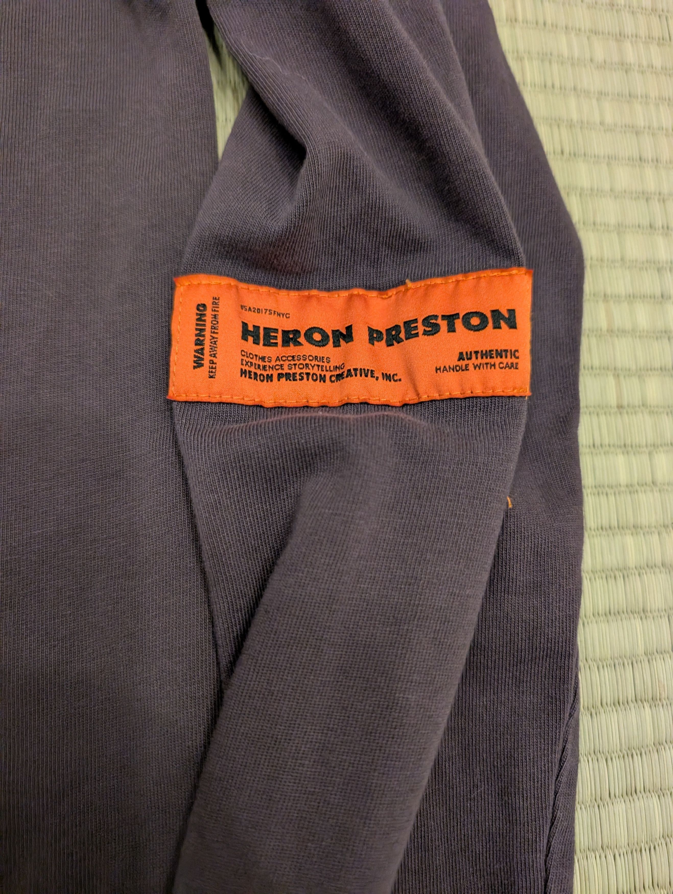 Heron Preston Heron Preston Fire Long Sleeve T-shirt Made in Portugal Size US S / EU 44-46 / 1 - 6 Thumbnail