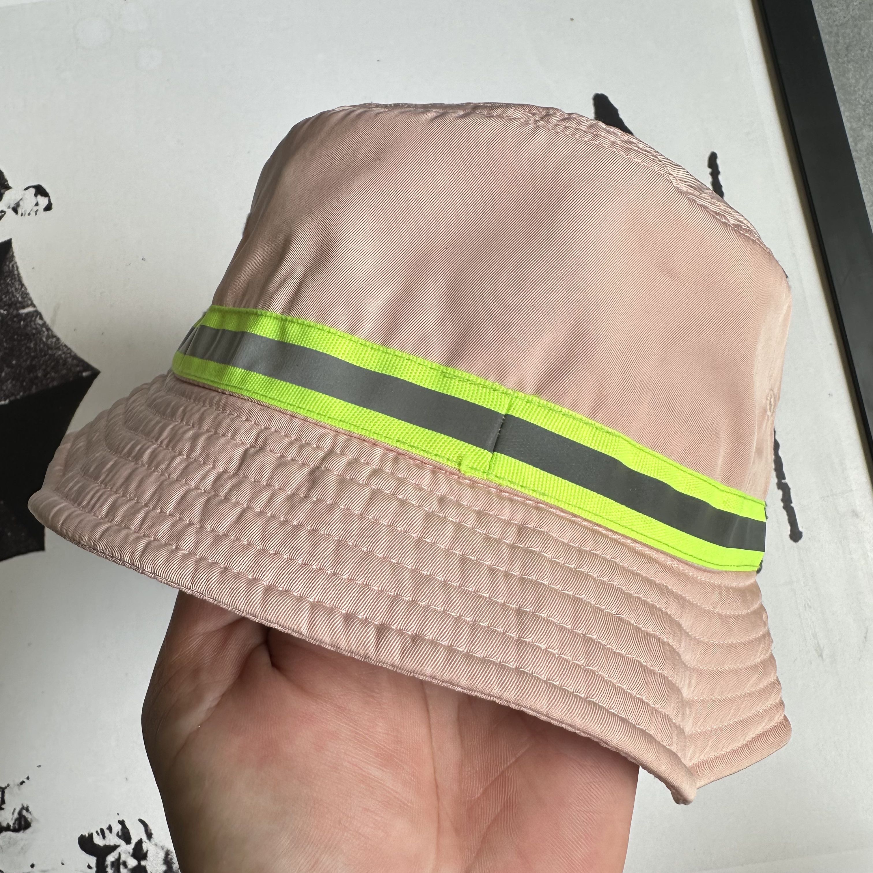 Stussy STUSSY REFLECTIVE TAPE BUCKET HAT PINK L/XL Size ONE SIZE - 2 Thumbnail