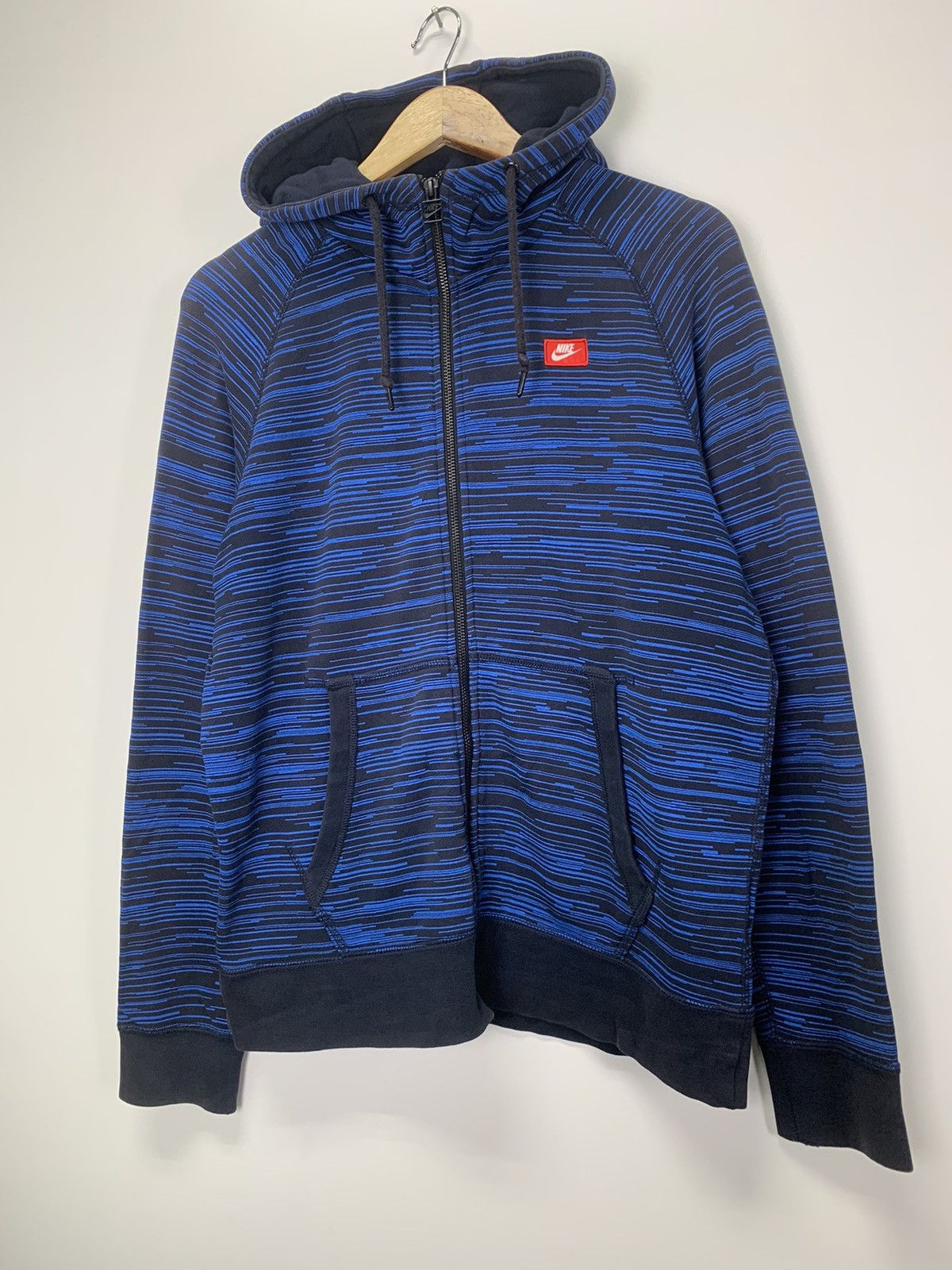 Nike × Vintage Nike zip up Hoodie Size US L / EU 52-54 / 3 - 6 Thumbnail