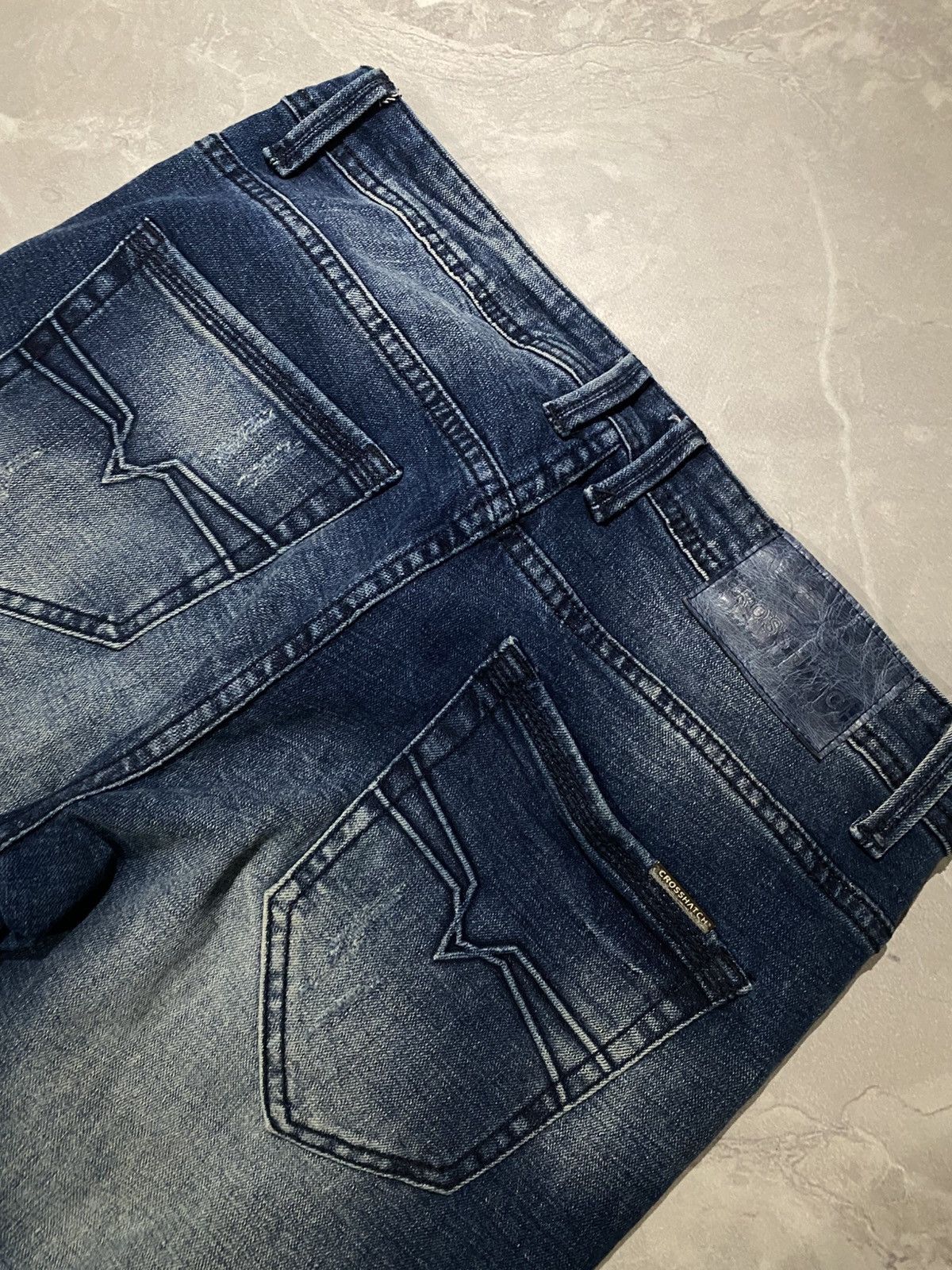 Japanese Brand Destroyed 90s Grunge Slim Fit Jeans Size US 30 / EU 46 - 7 Thumbnail