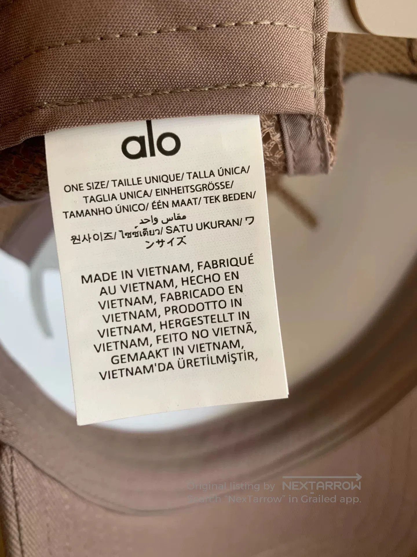 Other ALO District Trucker Hat in Brown Color. Size ONE SIZE - 3 Thumbnail