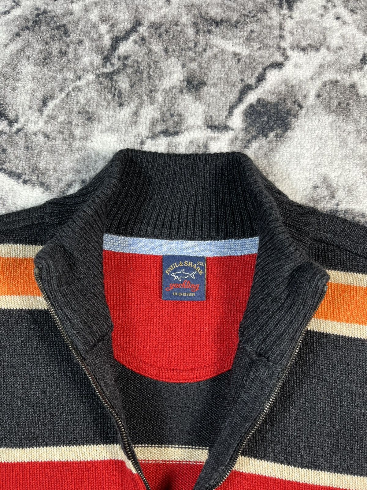 Paul & Shark Paul & Shark Striped Wool Sweater XXL Fits XL Size US XL / EU 56 / 4 - 6 Thumbnail