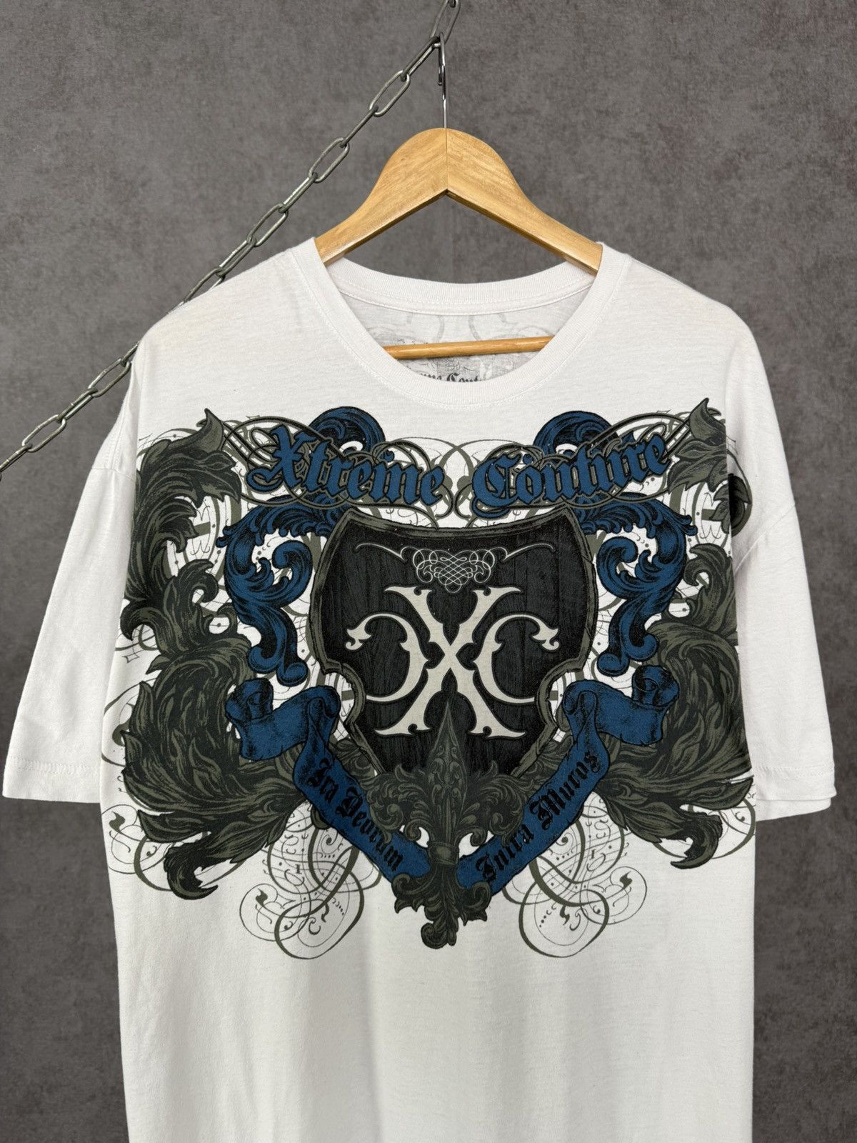Affliction Xtreme Couture made in USA skulls tee Size US XXL / EU 58 / 5 - 4 Thumbnail