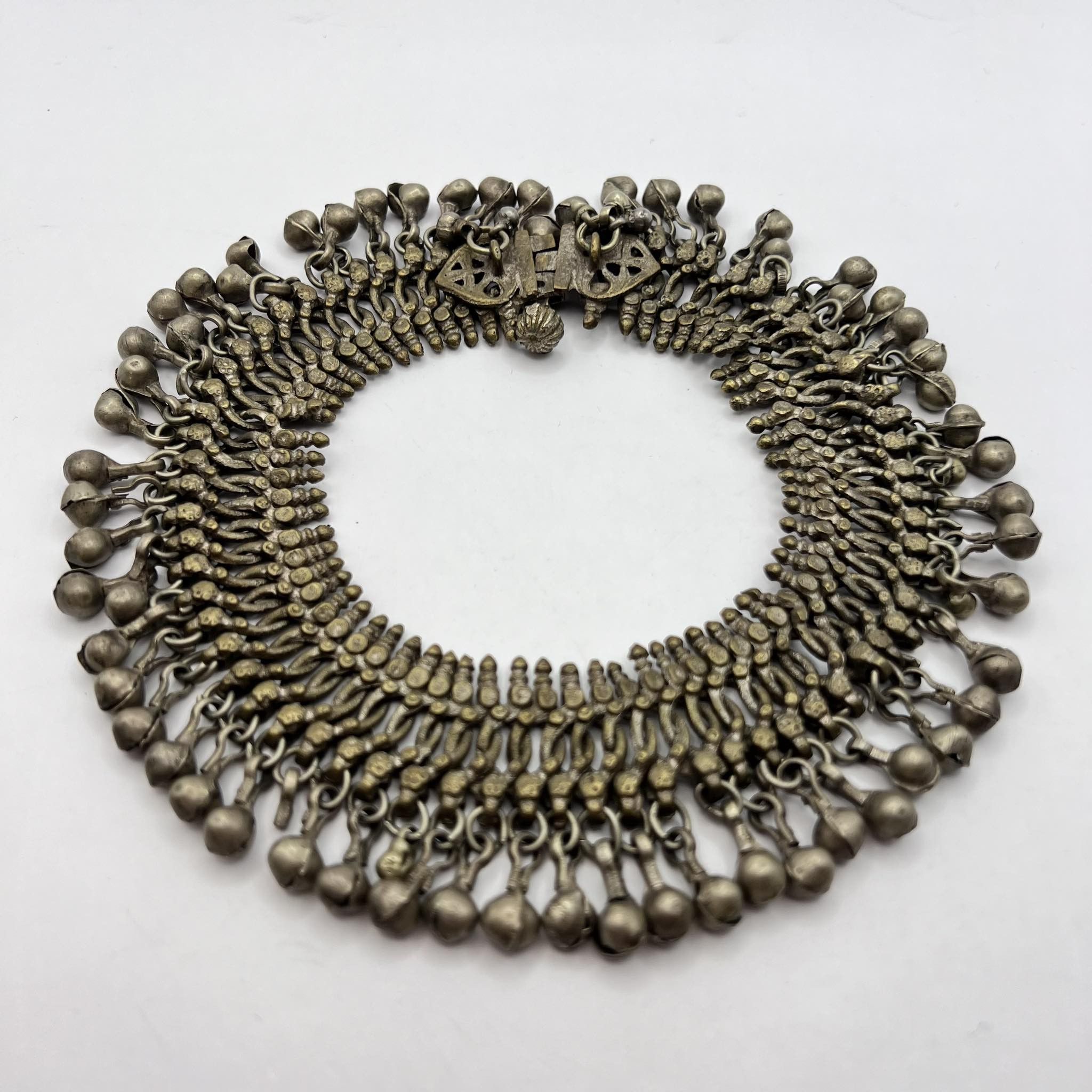 Vintage Antique Bedouin Yemen Ankle Bracelet Belly Dance Bell Size ONE SIZE - 7 Thumbnail