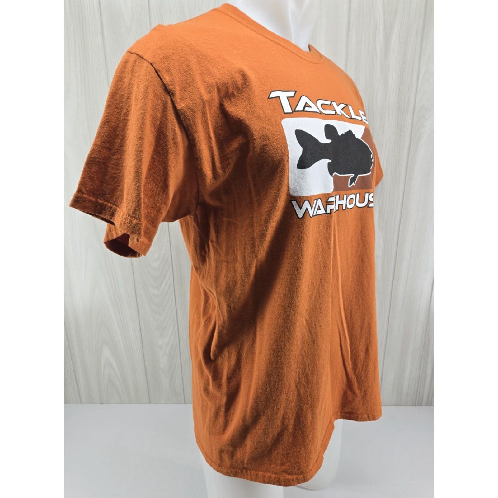 Gildan Gildan T-Shirt Mens Large Rust Orange Cotton Crew Neck Short Sleeve Logo Tackle Warehouse Casual Outdoor All Seasons Regular Fit Size US L / EU 52-54 / 3 - 6 Thumbnail