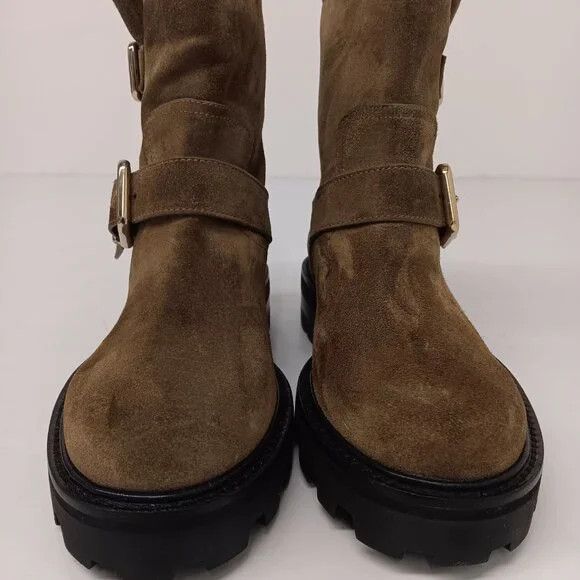 Jimmy Choo Jimmy Choo Youth II Caper Green Suede Ankle Boots - EU36/US6 Size US 6 / IT 36 - 10 Thumbnail