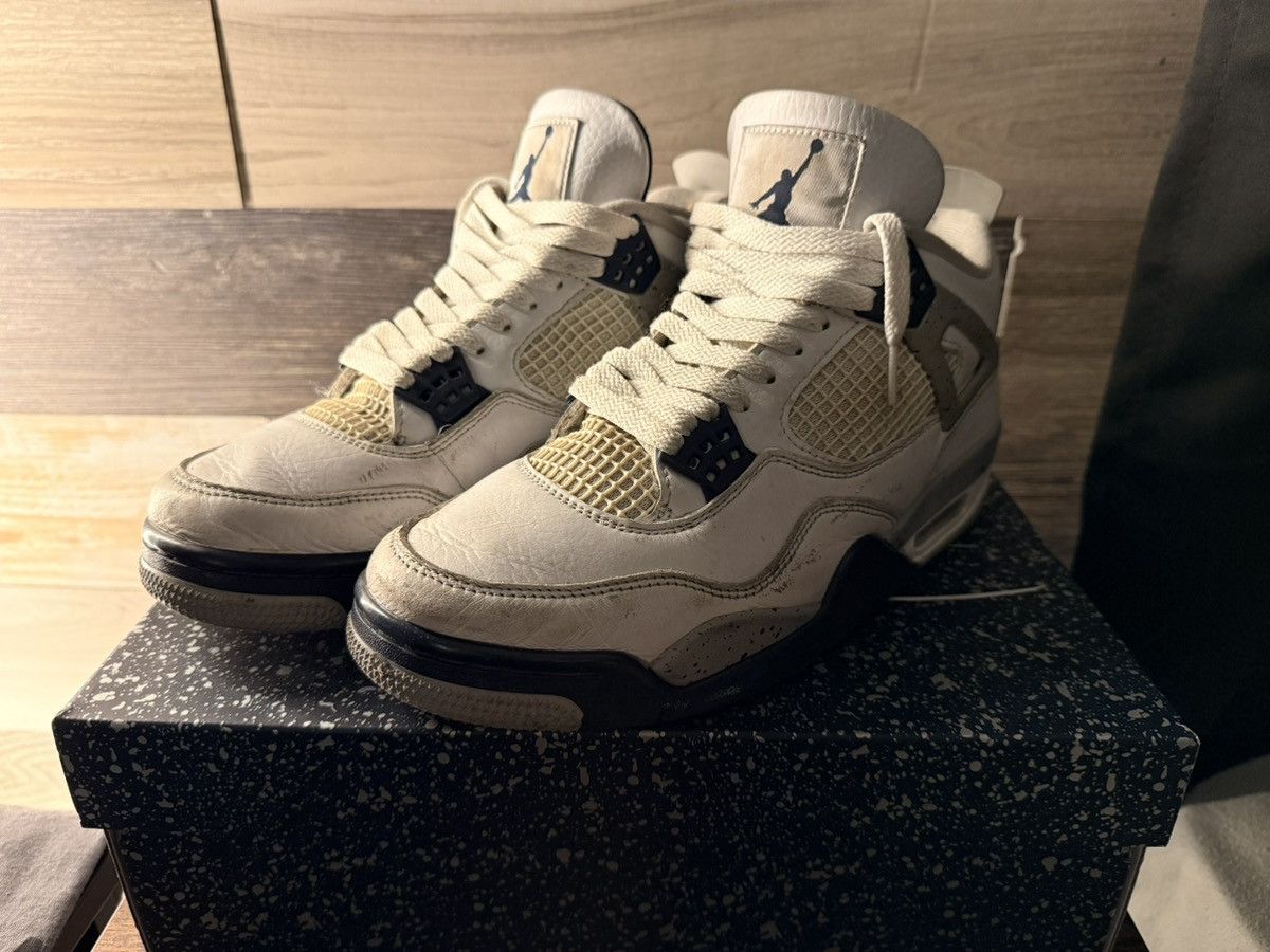 Jordan Brand Jordan 4 Midnight Navy Size US 9 / EU 42 - 7 Thumbnail