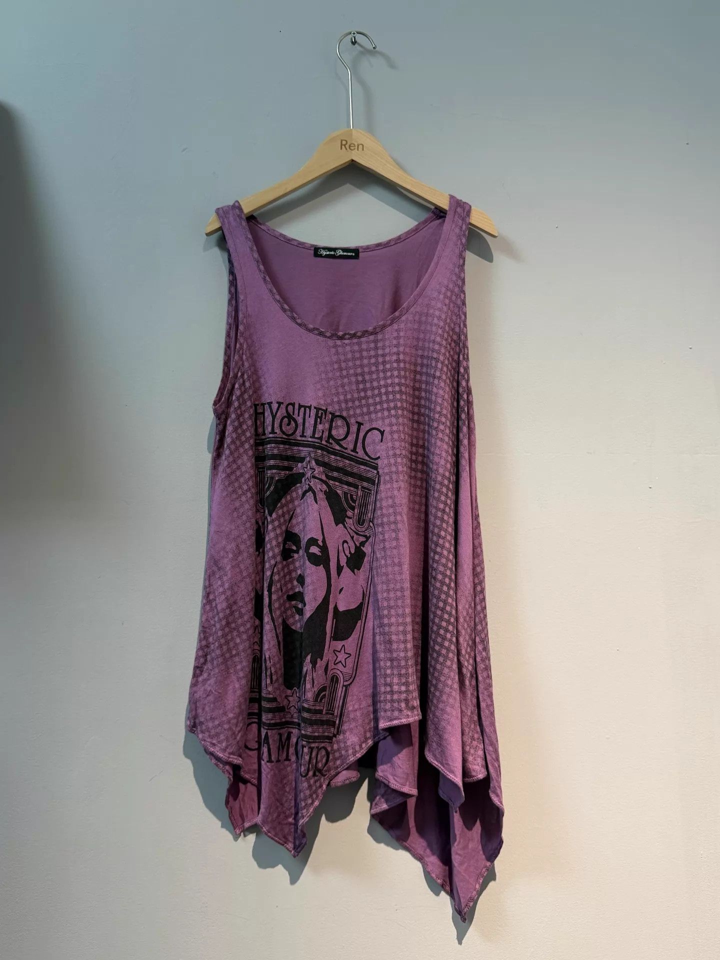 Hysteric Glamour Hysteric Glamour Irregular Hem Lavender Tank Top Size ONE SIZE - 1 Thumbnail