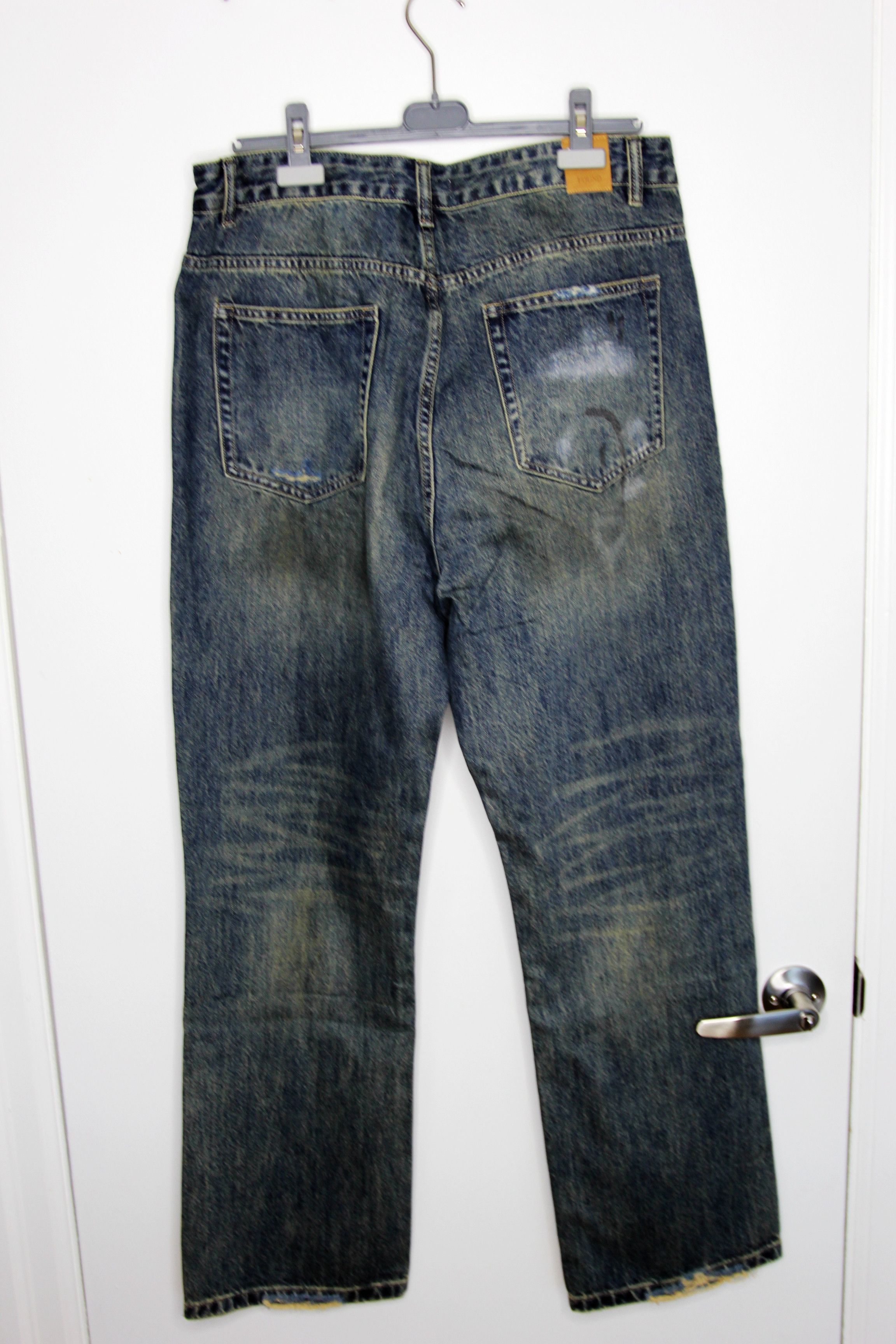 Other BNWT AW25 FOUND PAINT SPLATTER JEANS 34 Size US 34 / EU 50 - 3 Thumbnail
