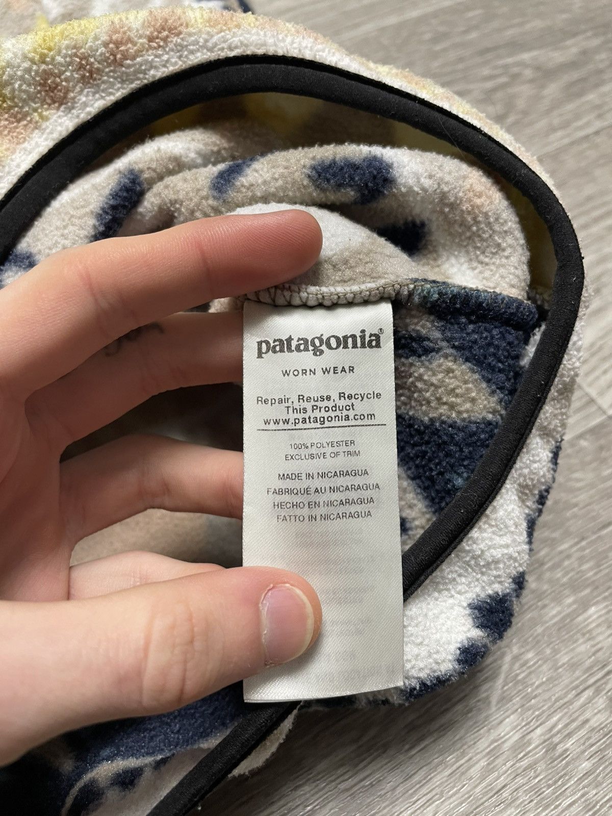 Patagonia Vintage Patagonia Synchilla Aztec Fleece Snap T Pullover Size US S / EU 44-46 / 1 - 12 Thumbnail