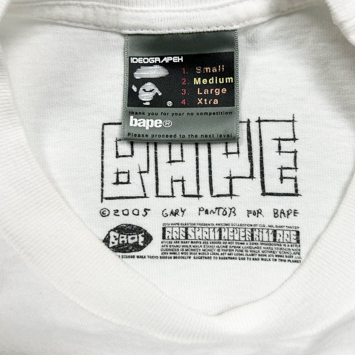 Bape Bape x Gary Panter Logo Tee Size US M / EU 48-50 / 2 - 3 Thumbnail