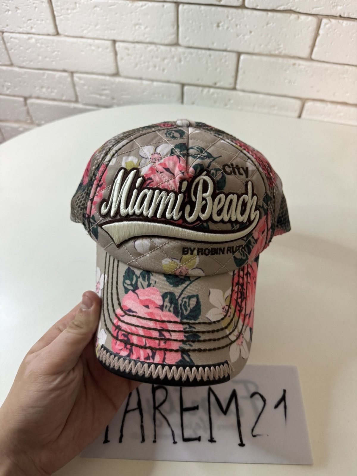 Robin Ruth Miami Beach cap hat Size ONE SIZE - 2 Thumbnail