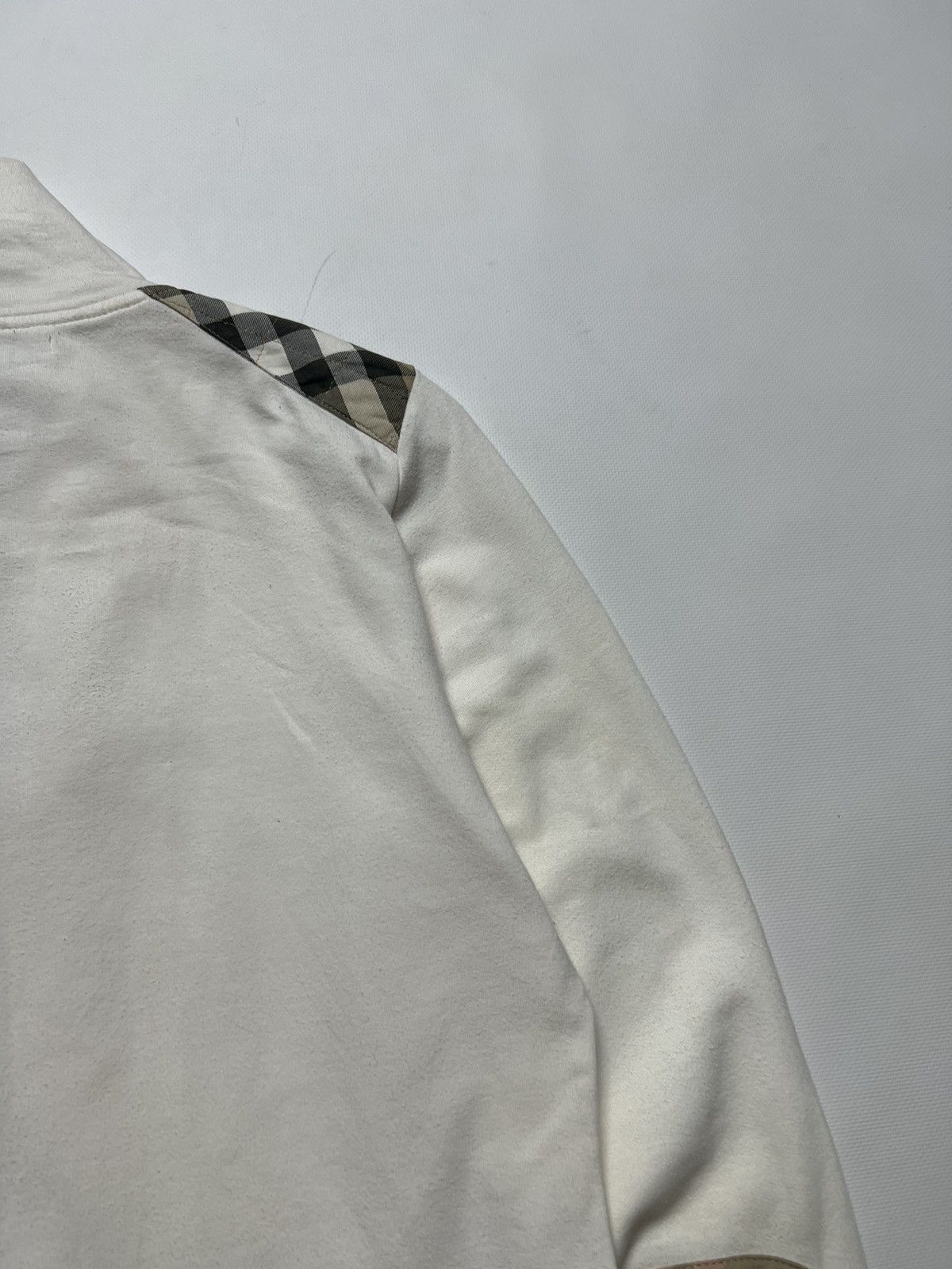 Burberry × Vintage Vintage Y2k Burberry London 🤍 Nova Check Zip Sweatshirt 00’s Size M / US 6-8 / IT 42-44 - 16 Thumbnail