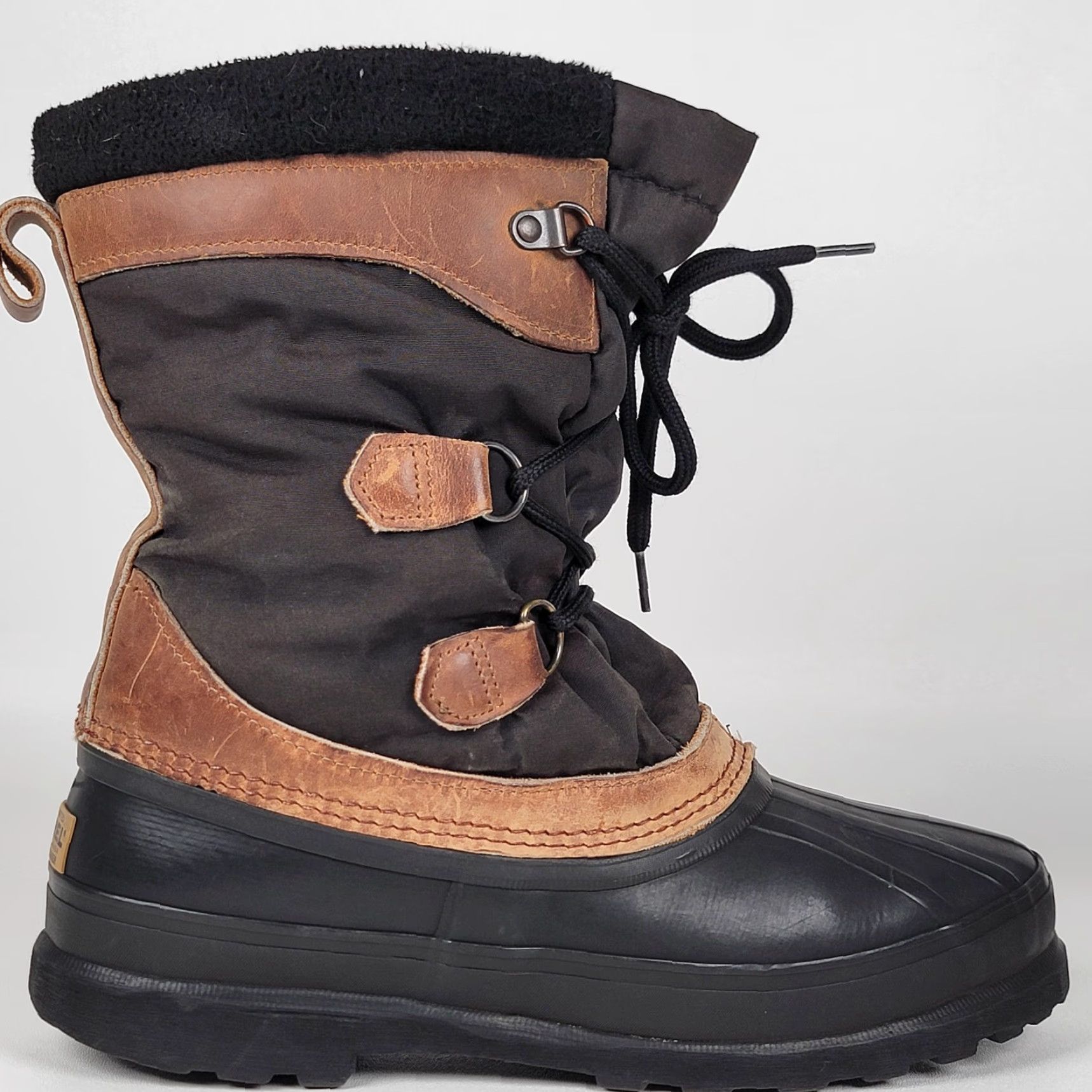 SOREL SOREL Eddie Bauer Boots Womens 10.5 Winter Snow Rain Brown Felt Lined Insulated Lace Up Round Toe Casual Waterproof Waterproof? Size US 11 / IT 41 - 3 Thumbnail