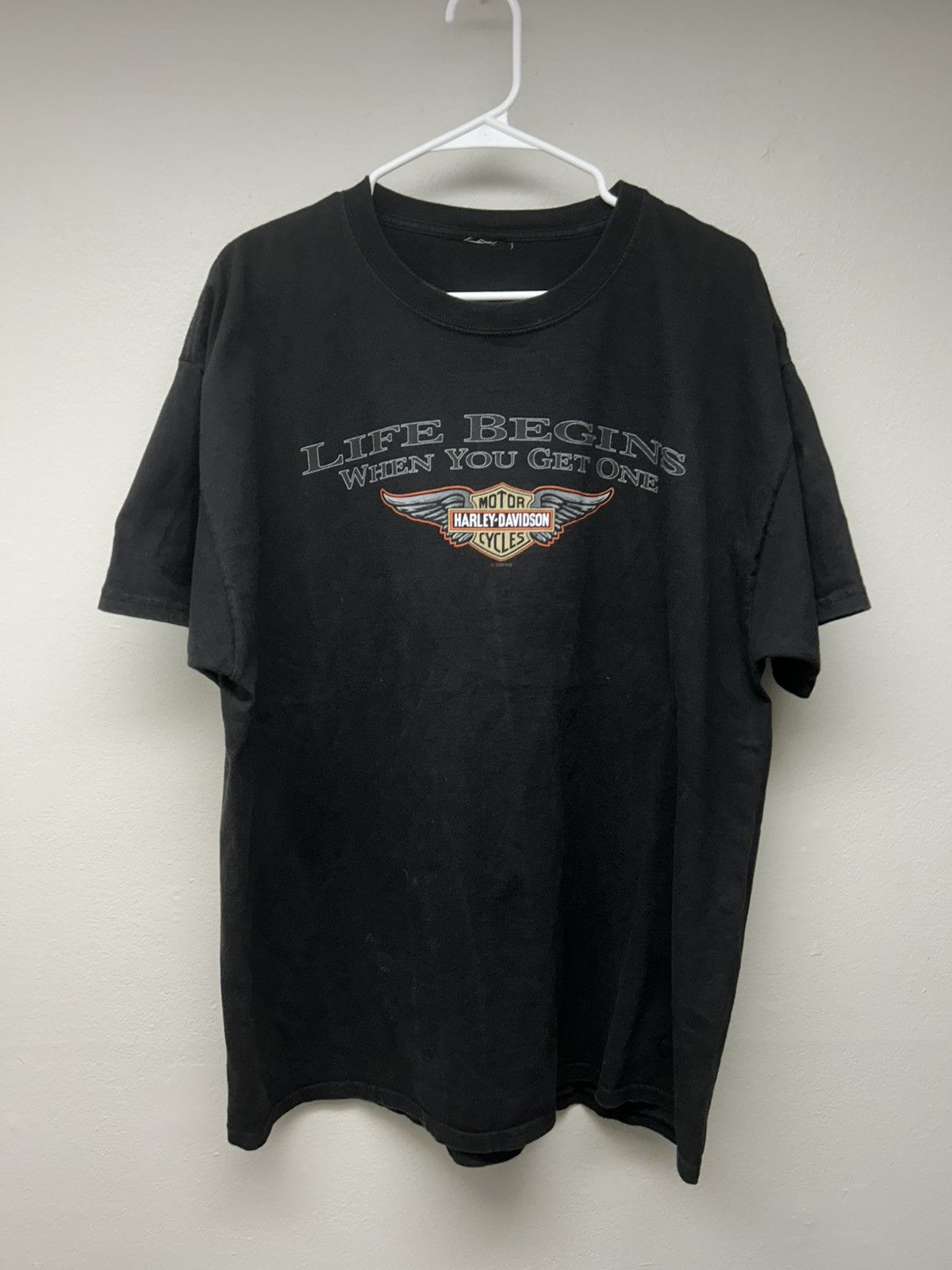 Harley Davidson 09 Harley Davidson Space Coast Life Begins When You Get One Size US XL / EU 56 / 4 - 2 Thumbnail