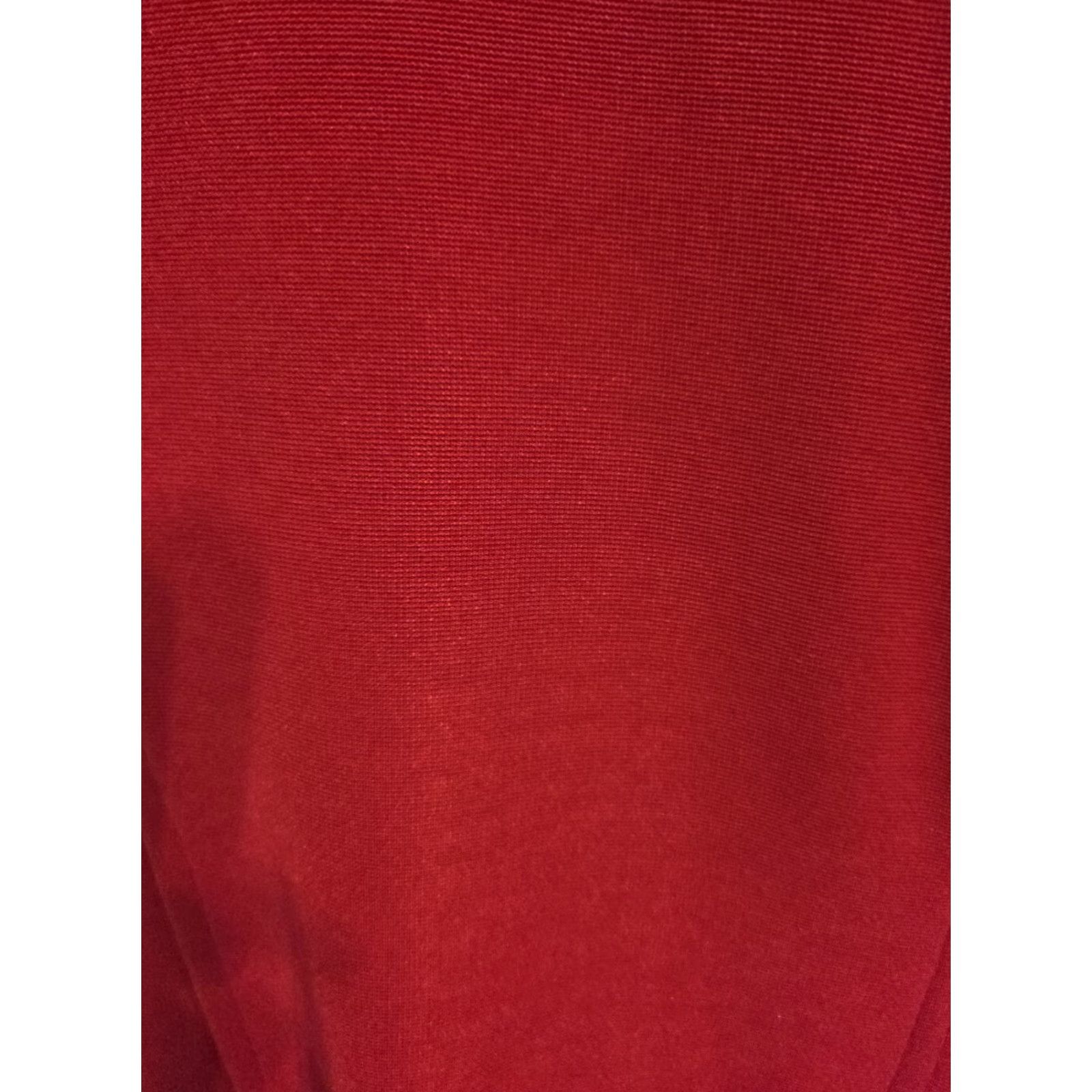 Vintage VINTAGE Spiegel Ebony Style Asian Look Sheath Dress Size 8 Red 1980s Women’s/ Womens Dress Size M / US 6-8 / IT 42-44 - 3 Thumbnail