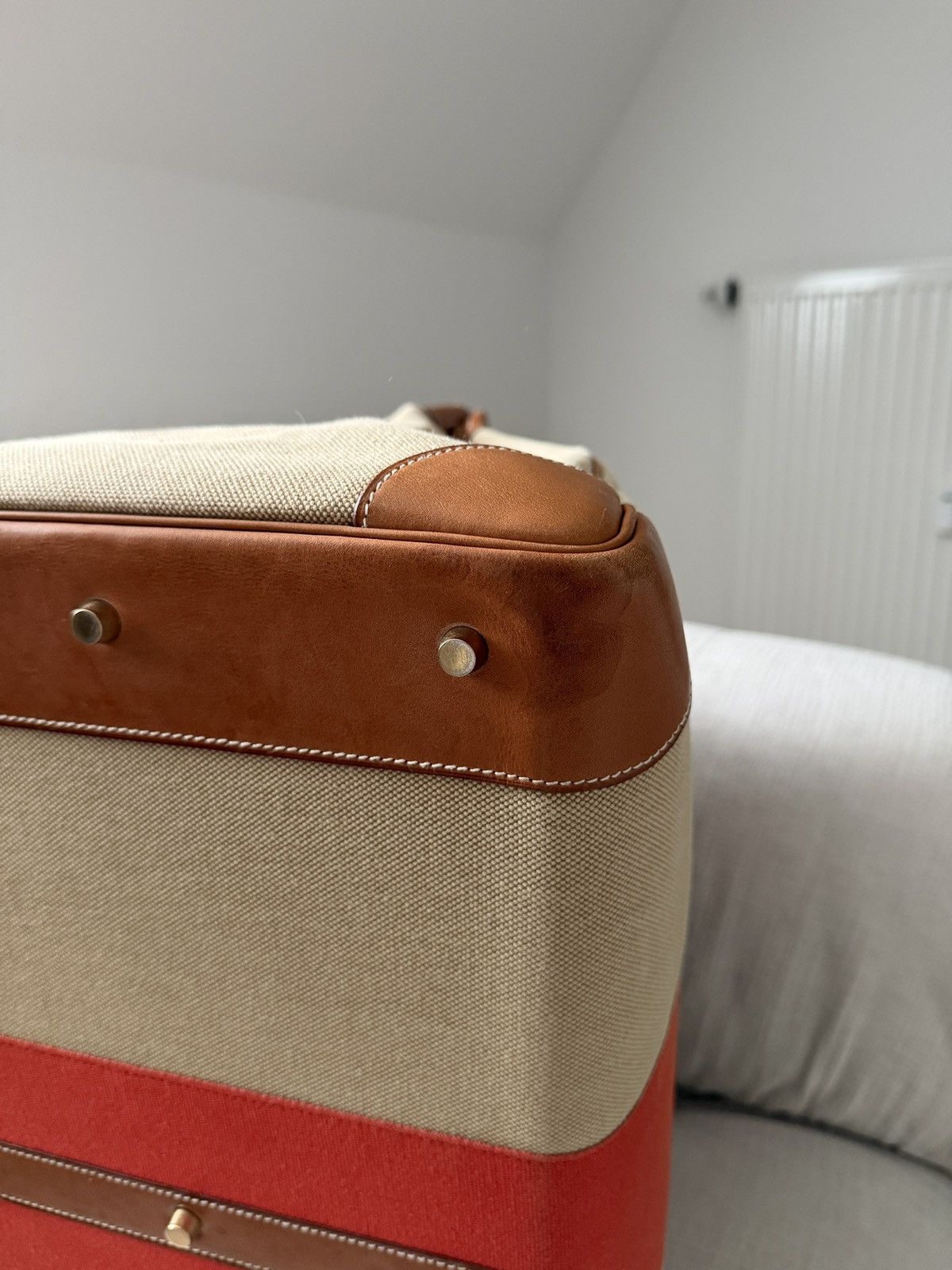 Hermes Birkin HAC 50 Naturel Barenia and Canvas Flag 2014 Size ONE SIZE - 12 Thumbnail