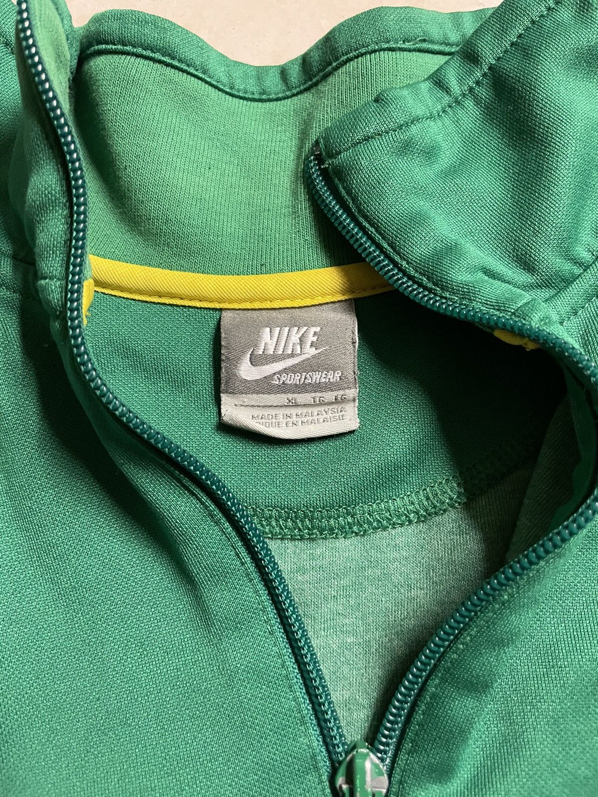 Nike × Vintage Vintage Y2K Nike Swoosh Jacket Drill Size US XL / EU 56 / 4 - 3 Thumbnail